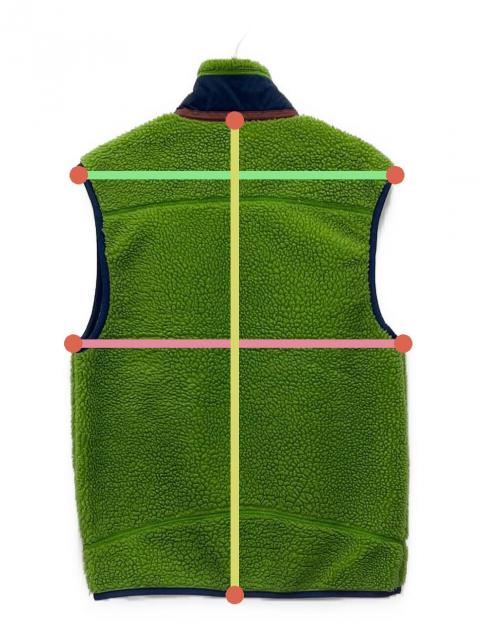 中古・古着通販】Patagonia (パタゴニア) フリースベスト グリーン