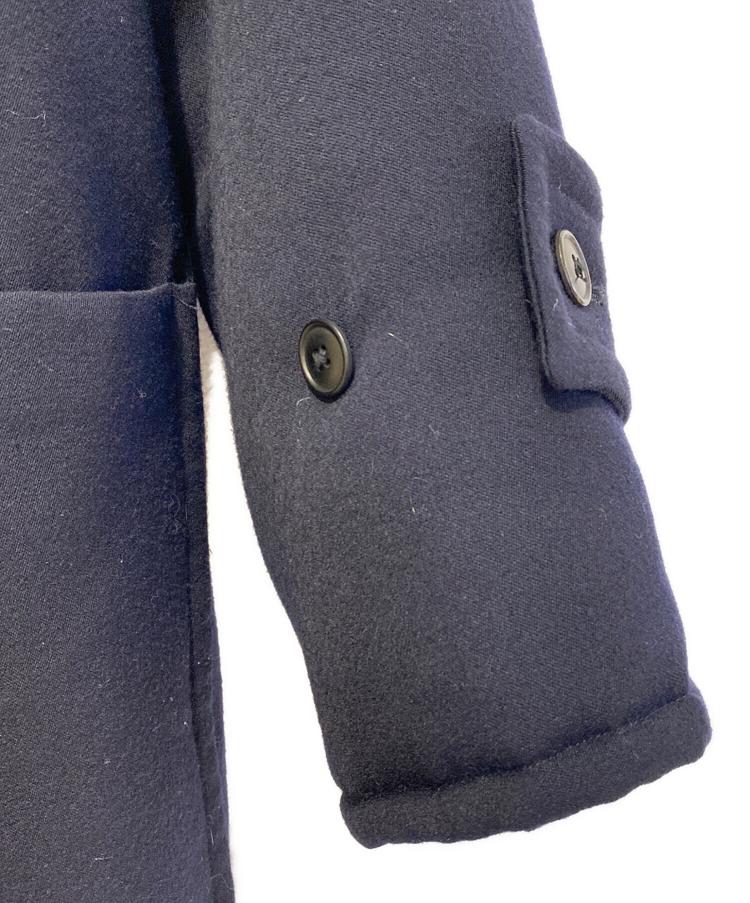 中古・古着通販】COMOLI (コモリ) 中綿ダッフルコート ネイビー サイズ