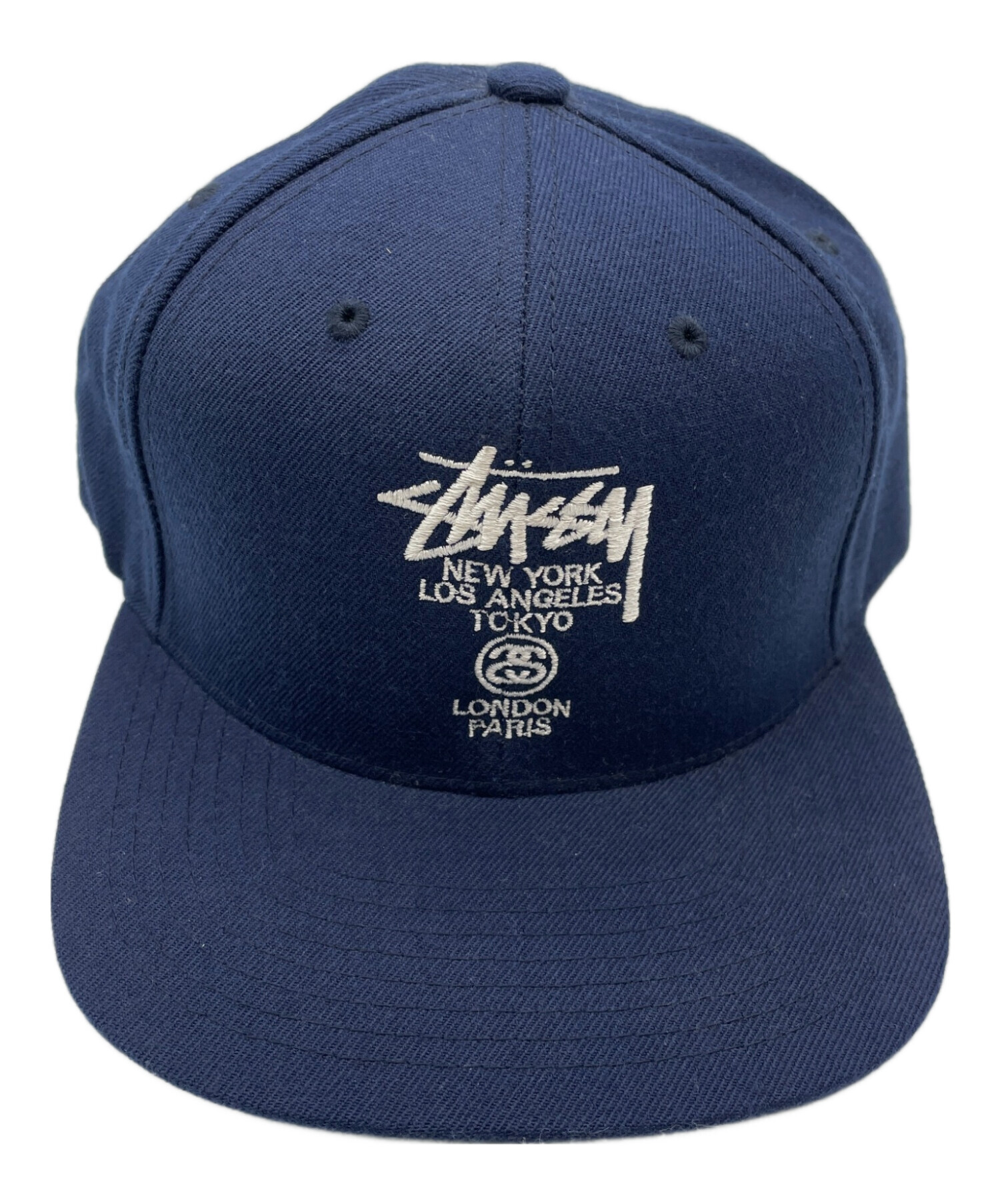 中古・古着通販】stussy (ステューシー) キャップ ネイビー｜ブランド