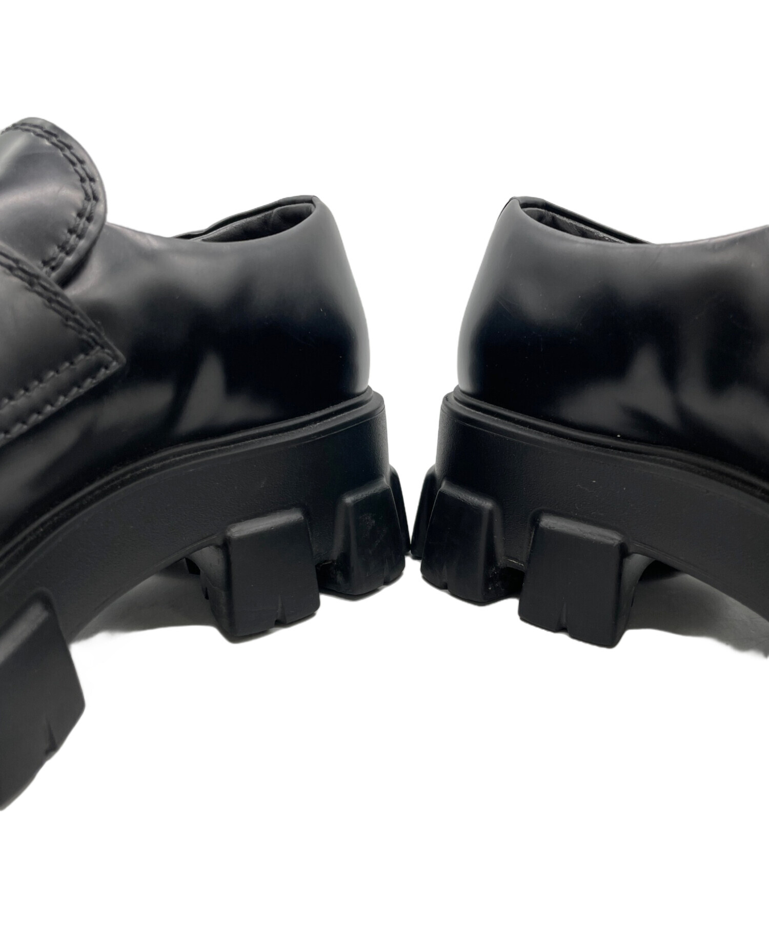 中古・古着通販】PRADA (プラダ) ローファー ブラック サイズ:24