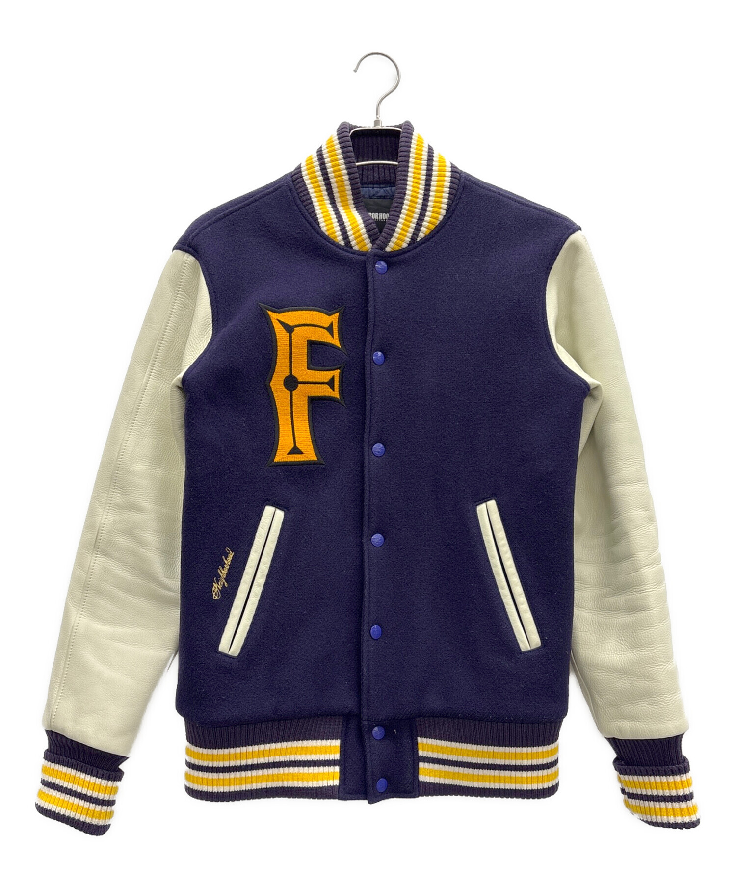 中古・古着通販】NEIGHBORHOOD (ネイバーフッド) スタジャン ネイビー