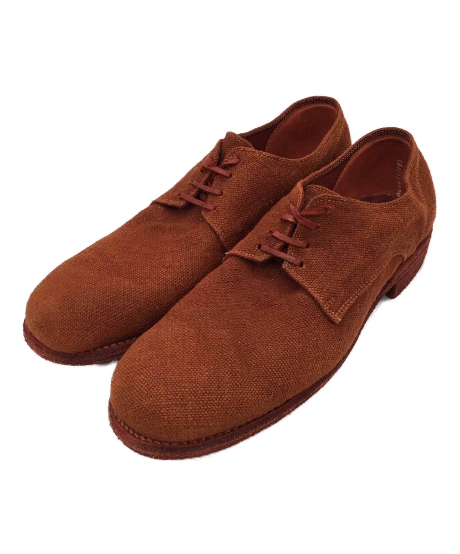中古・古着通販】GUIDI (グイディ) ダービーシューズ ブラウン サイズ