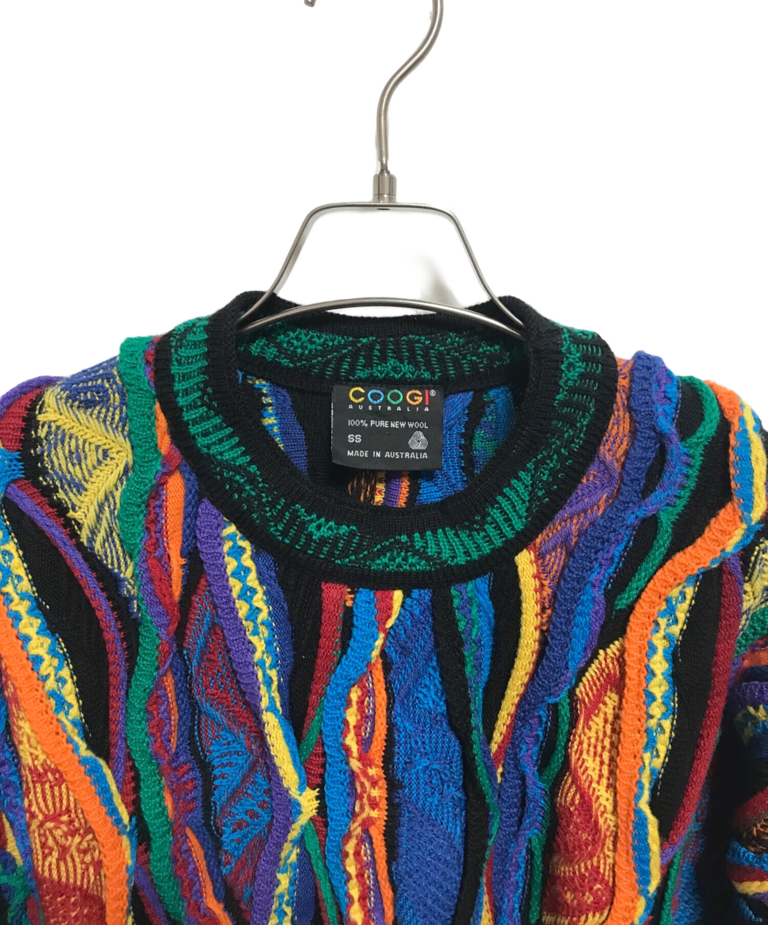 中古・古着通販】Coogi (クージー) 3Dニット マルチカラー サイズ:SS