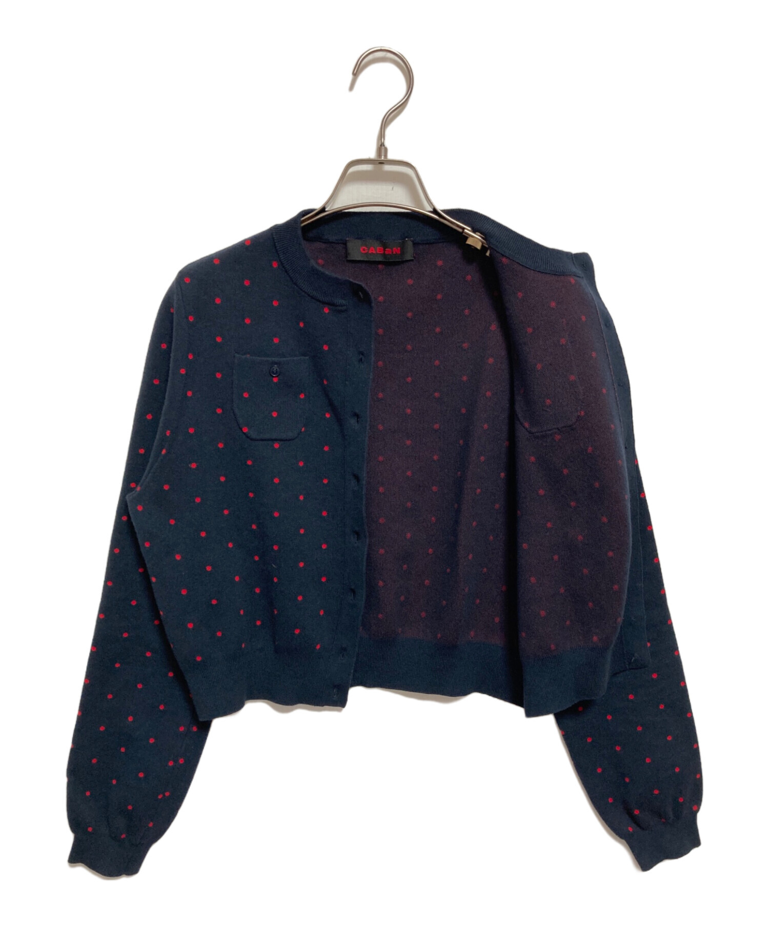 中古・古着通販】CABAN (キャバン) コットンカシミヤ ドットジャカード
