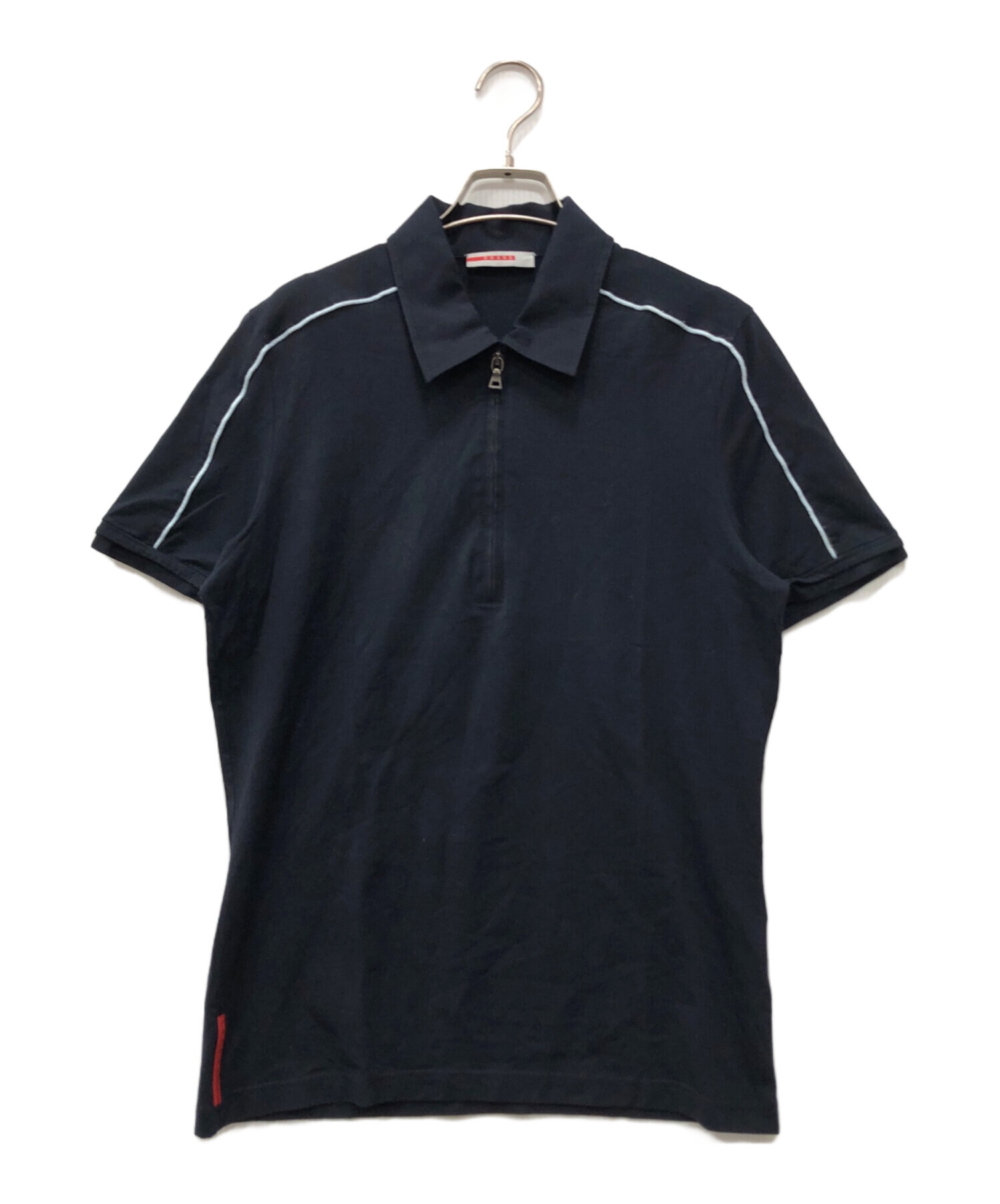 中古・古着通販】PRADA SPORTS (プラダスポーツ) 半袖ジップシャツ