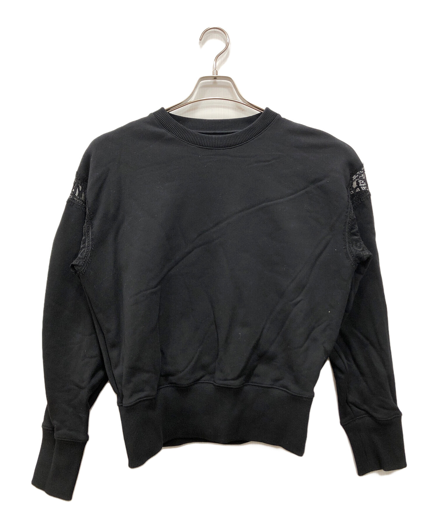 中古・古着通販】GIVENCHY (ジバンシィ) 袖レースロゴスウェット