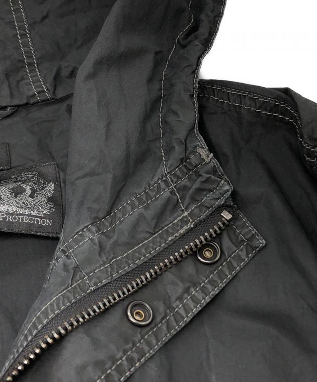 中古・古着通販】DIESEL (ディーゼル) モッズコート ブラック サイズ:M