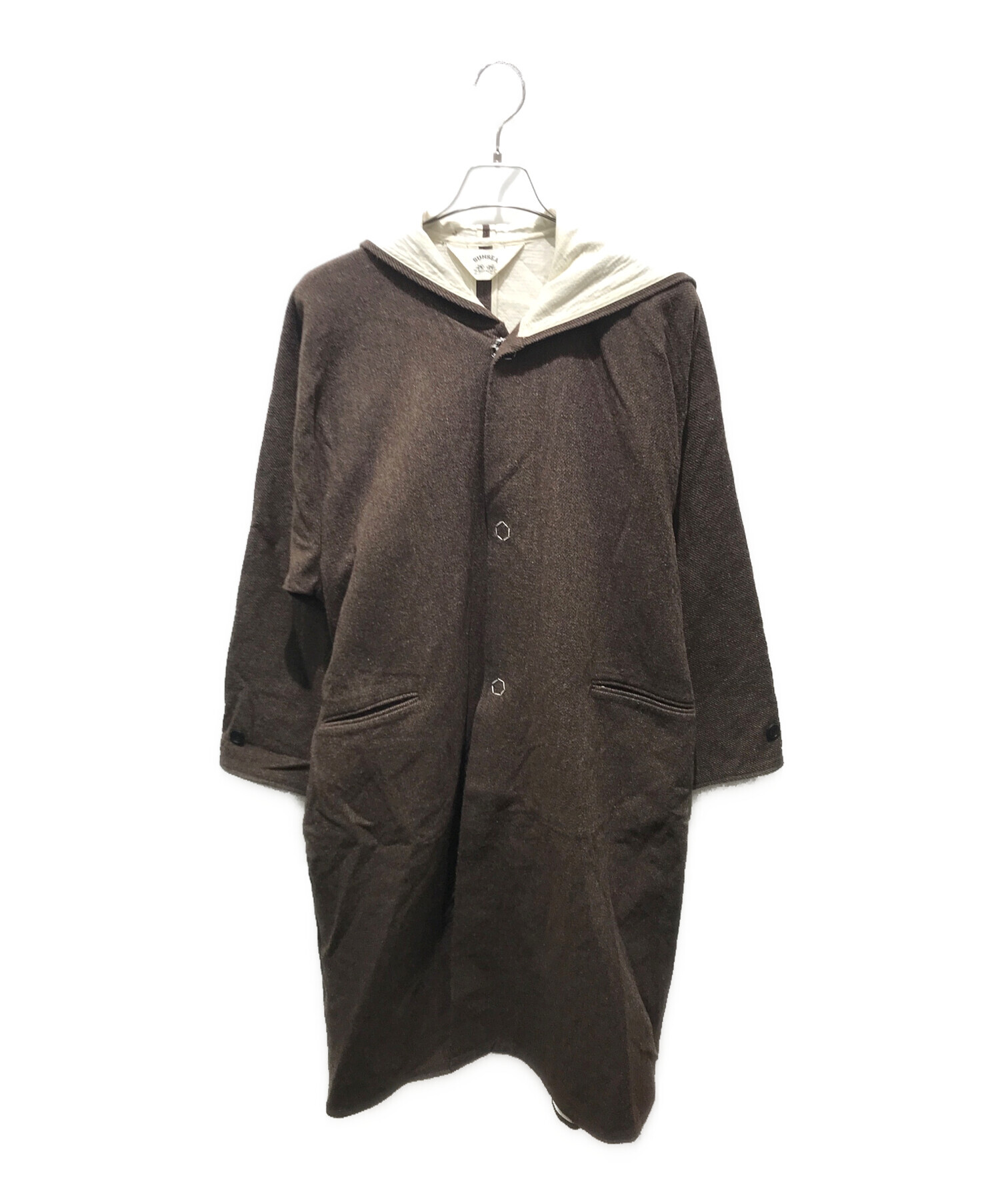 中古・古着通販】SUNSEA (サンシー) W FACE WOOL JEDI COAT 17A33