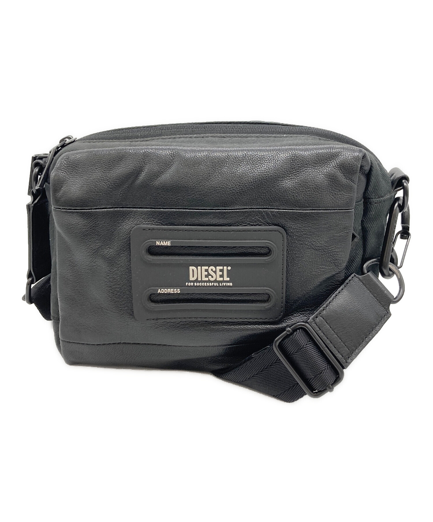 中古・古着通販】DIESEL (ディーゼル) レザーポーチショルダーバッグ