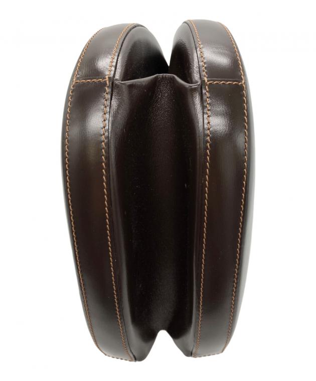 中古・古着通販】LOEWE (ロエベ) ラウンド型ハンドバッグ ブラウン