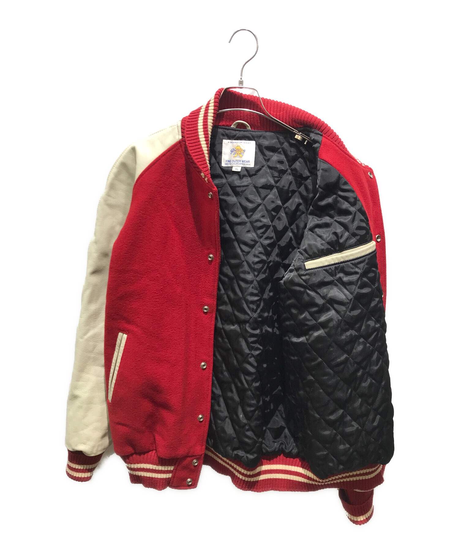 中古・古着通販】Golden Bear (ゴールデンベア) スタジャン 70-80s 白