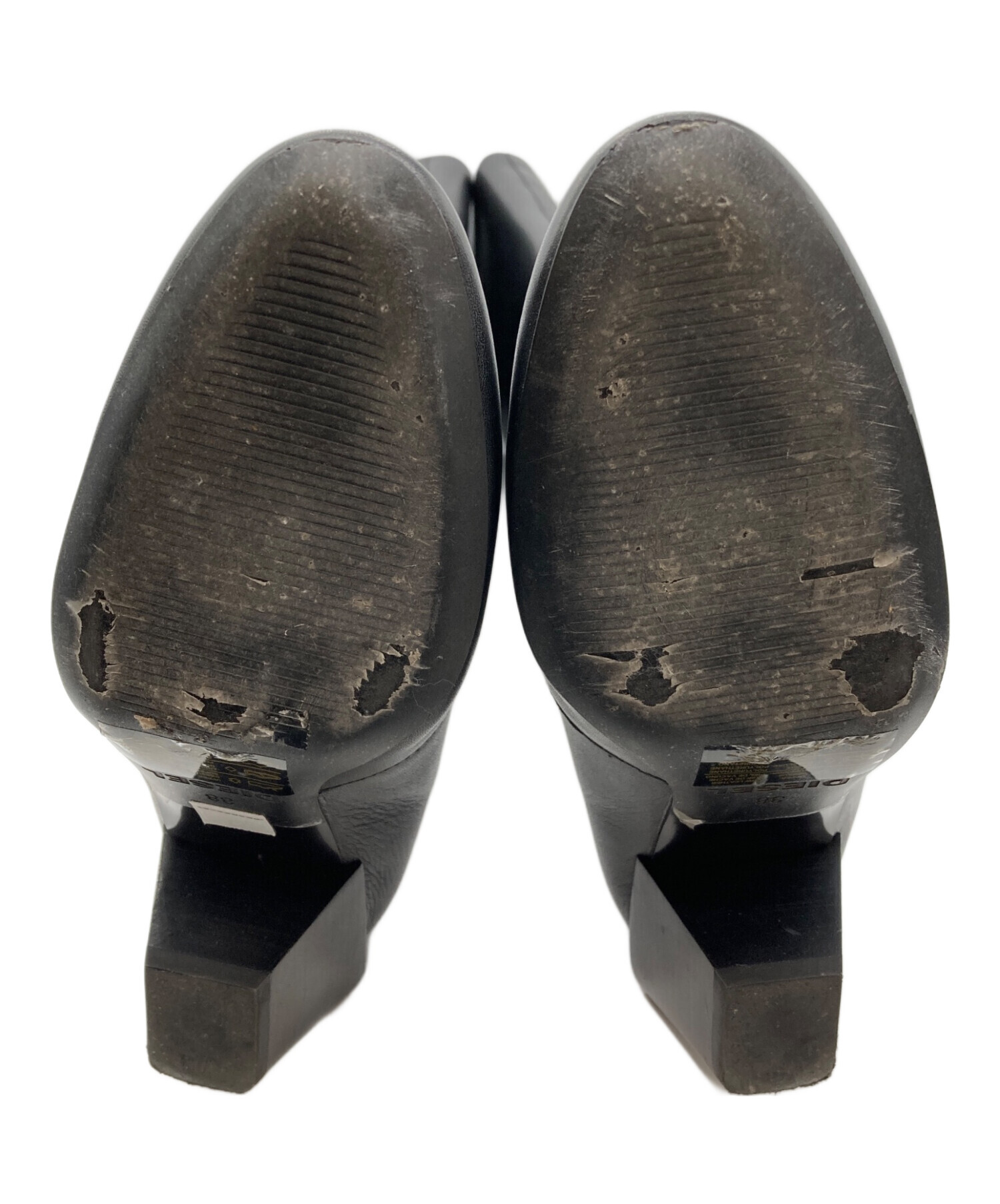 中古・古着通販】DIESEL (ディーゼル) ロングブーツ ブラック サイズ