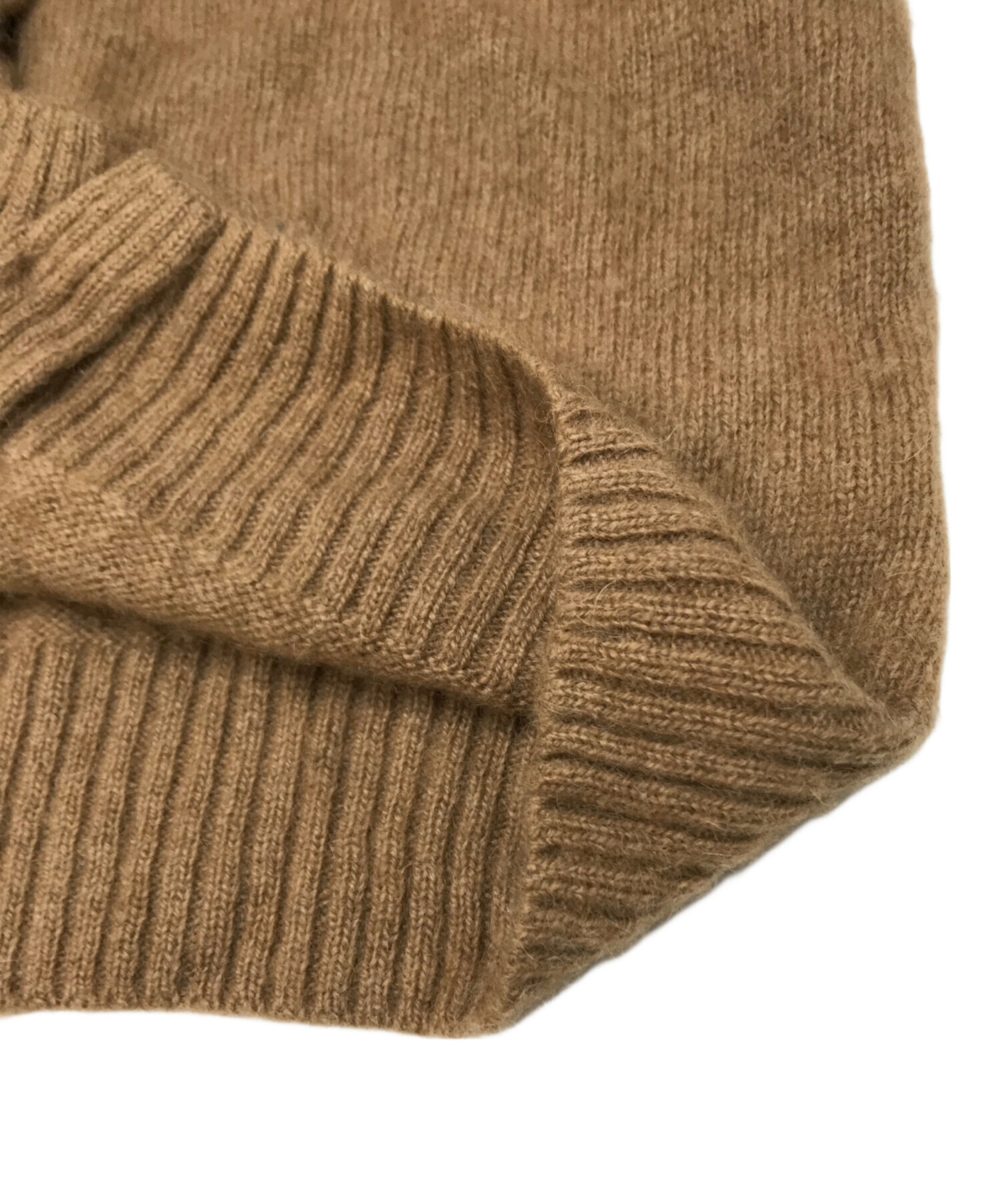 中古・古着通販】ANSPINNEN (スピネン) キャメルカーディガン ブラウン