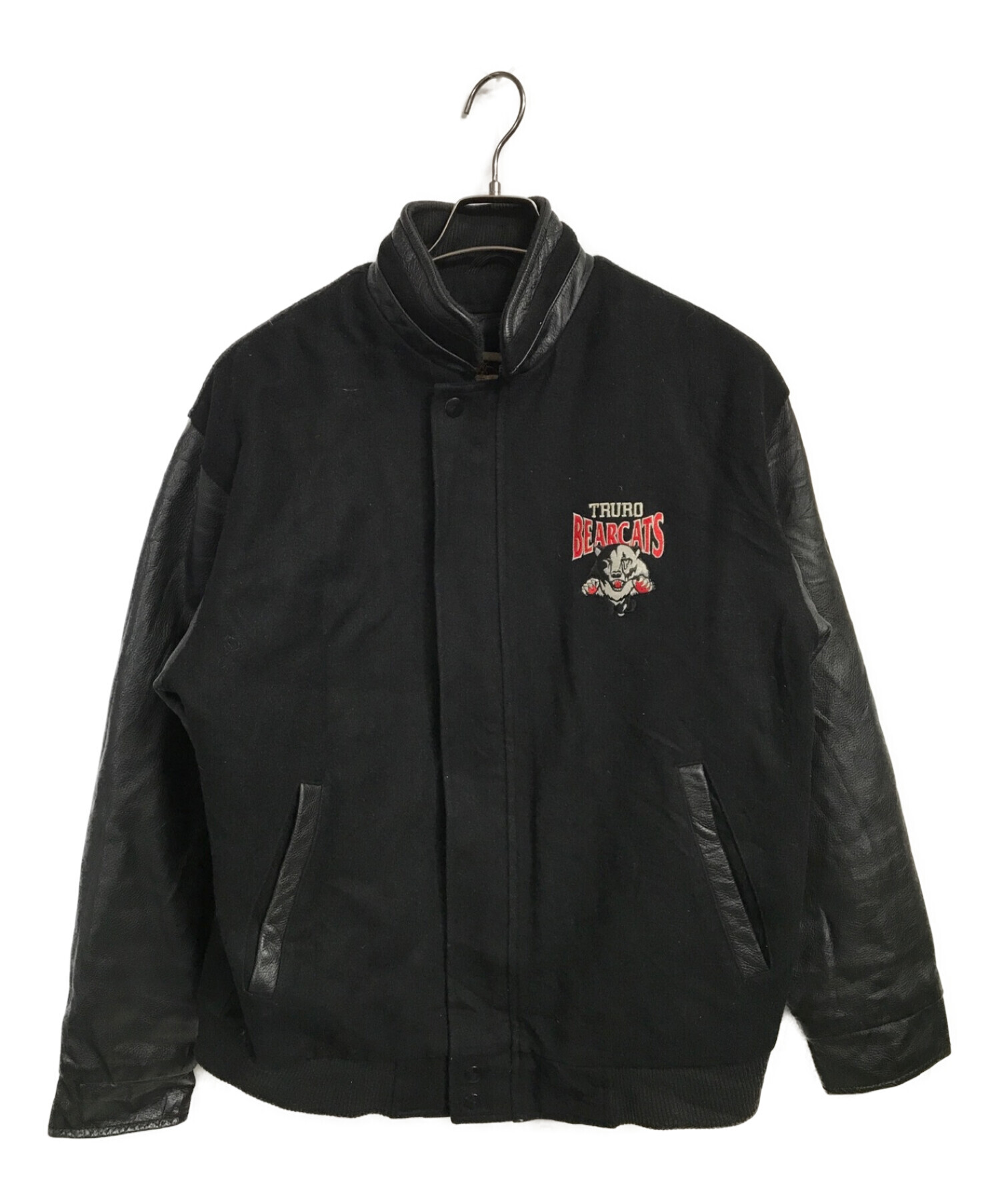 中古・古着通販】NORTH END (ノースエンド) レザー切替スタジャン