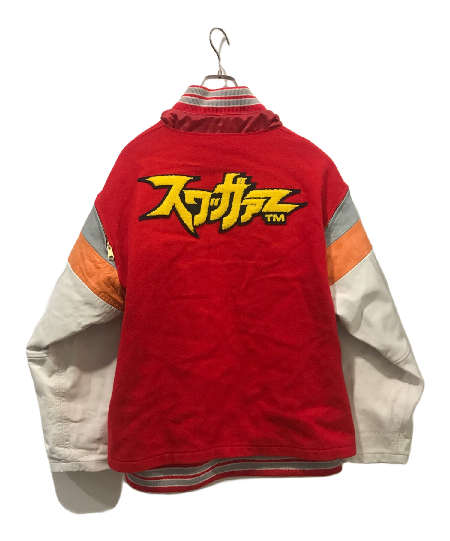 中古・古着通販】SWAGGER (スワッガー) スタジャン レッド サイズ:XL