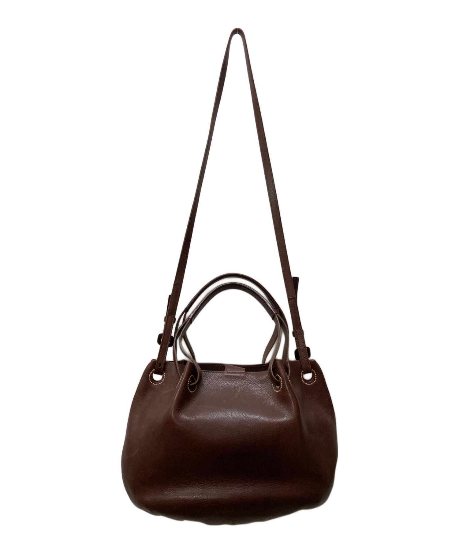 中古・古着通販】genten (ゲンテン) 2wayレザーショルダーバッグ