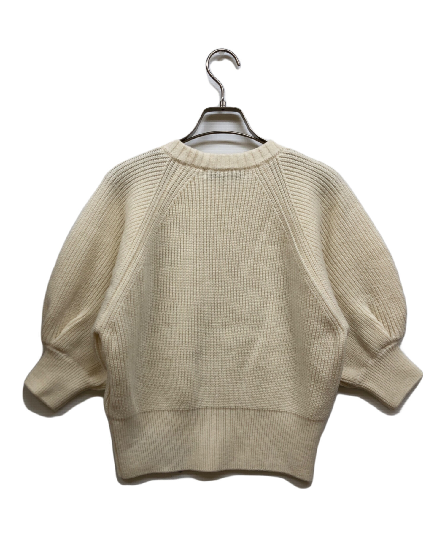 中古・古着通販】sheller (シェリエ) ハーフパフスリーブニット