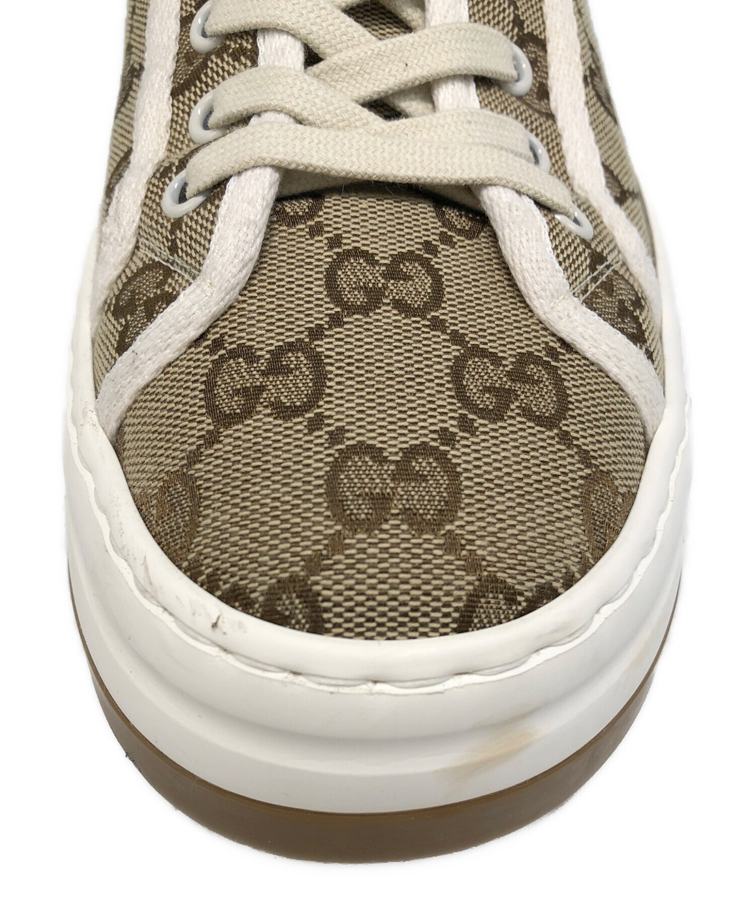 中古・古着通販】GUCCI (グッチ) GGキャンバスハイカットスニーカー