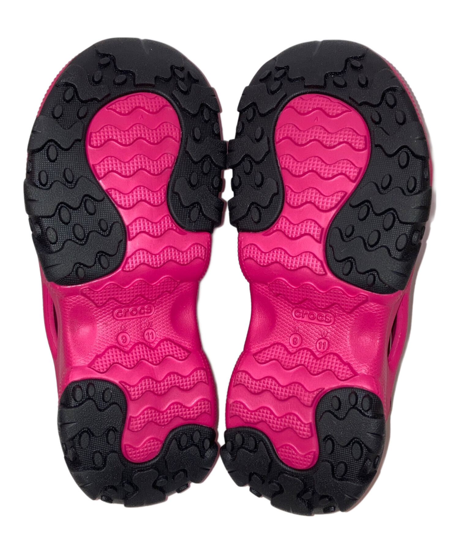 中古・古着通販】crocs (クロックス) TRAIL BREAK 2 サンダル ピンク