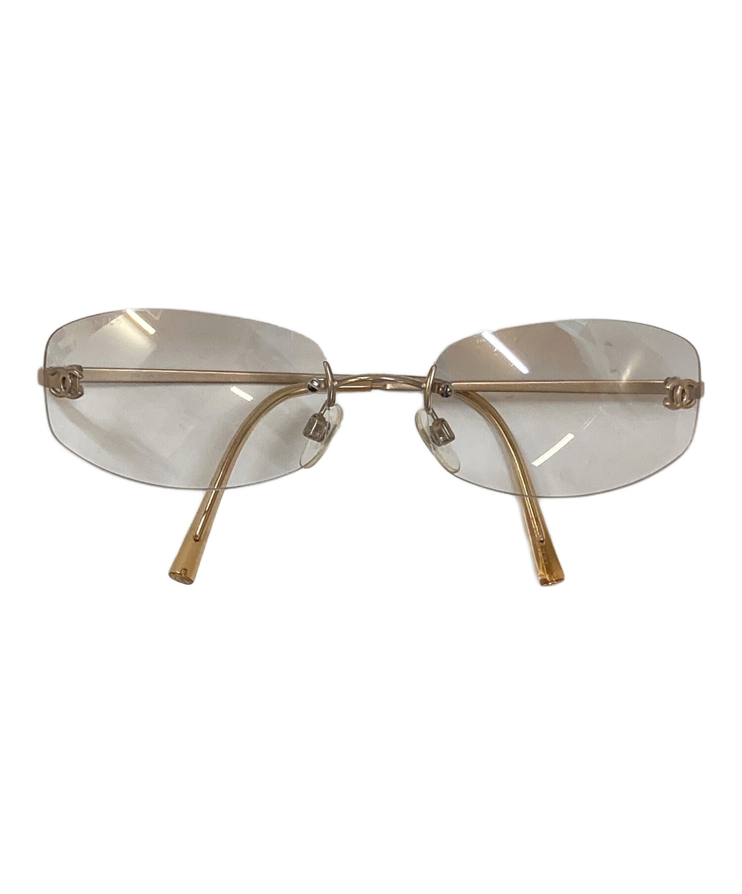 中古・古着通販】CHANEL (シャネル) ココマーク リムレス サングラス