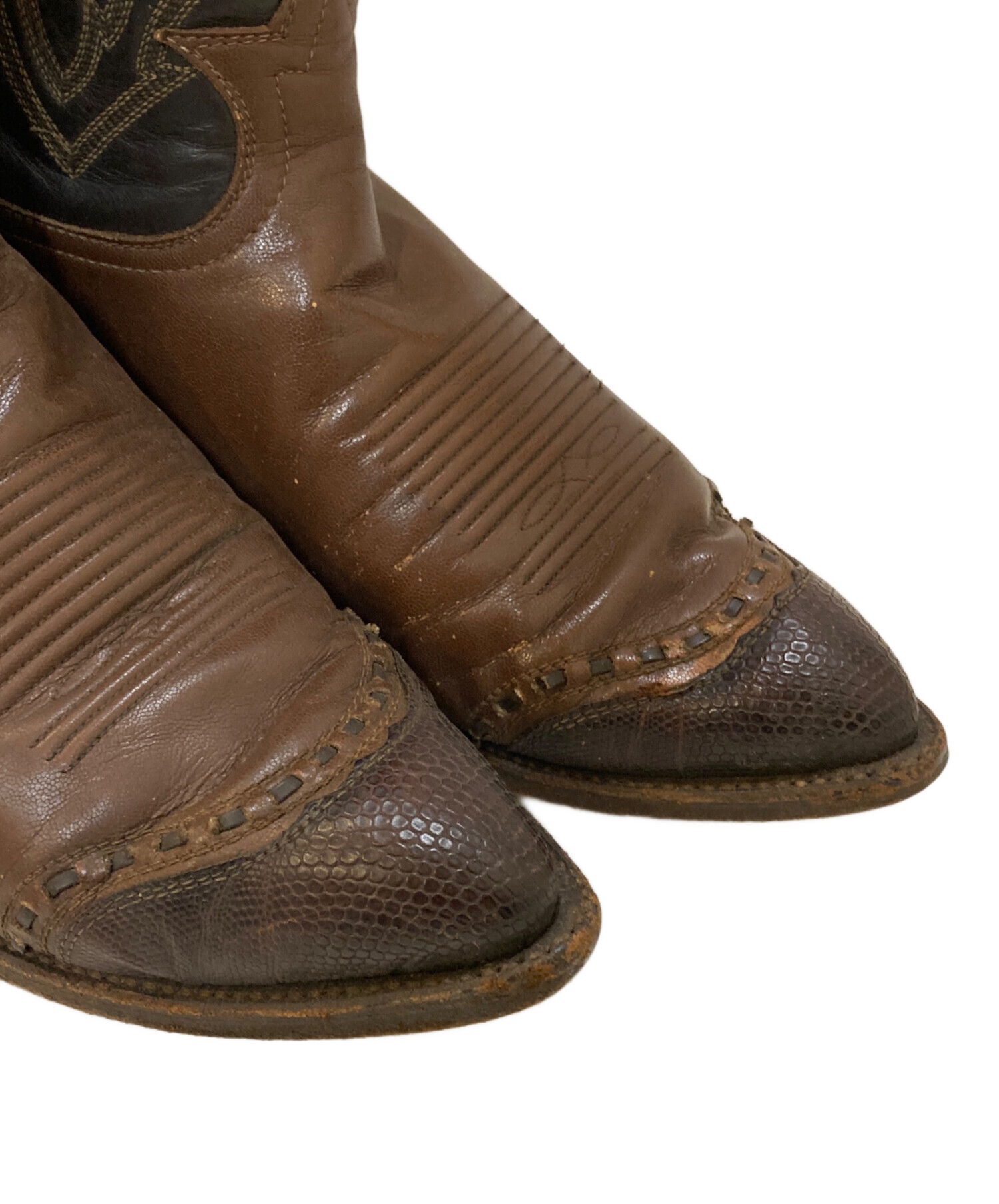 中古・古着通販】TONY LAMA (トニーラマ) ウエスタンブーツ ブラウン