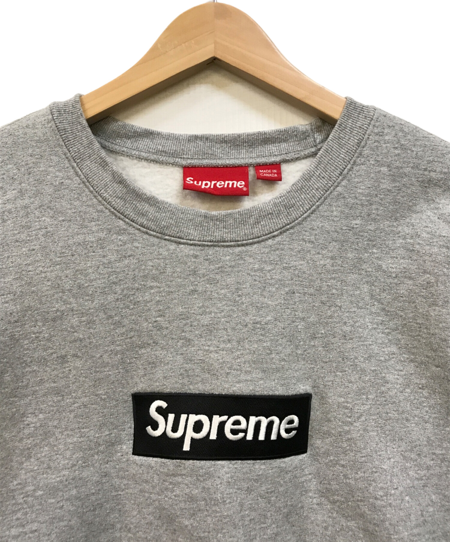中古・古着通販】SUPREME (シュプリーム) Box Logo Crewneck Heather