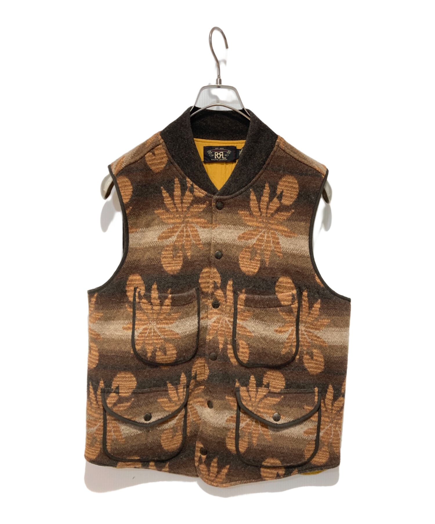 中古・古着通販】RRL (ダブルアールエル) ウールカシミヤ スナップ