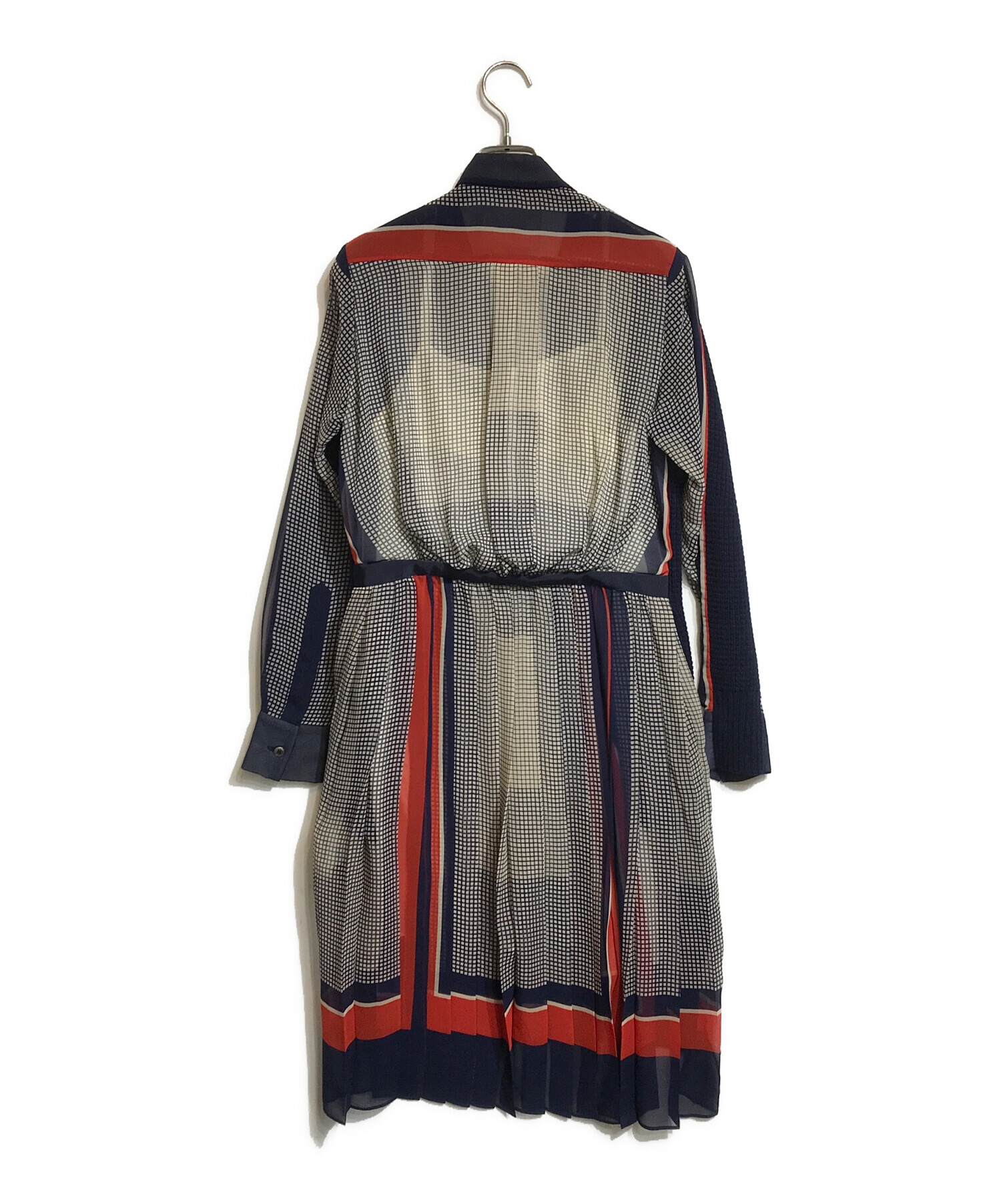 中古・古着通販】sacai (サカイ) ドッキングウールニットワンピース