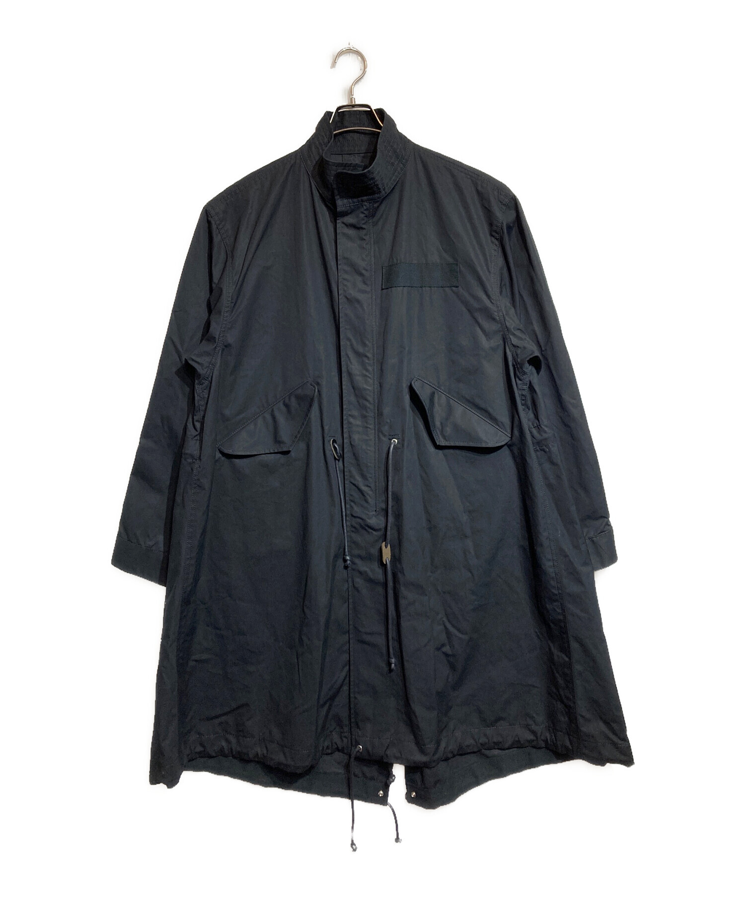 中古・古着通販】sacai (サカイ) モッズコート ブラック サイズ:3