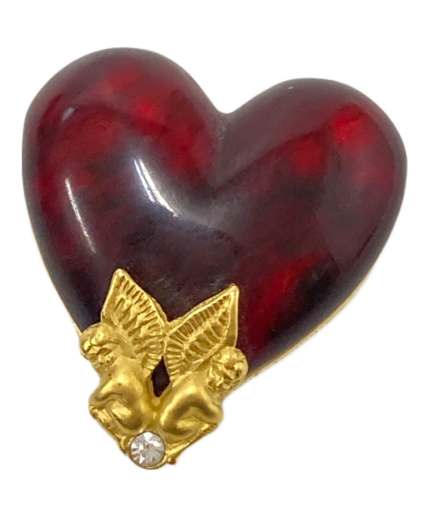 中古・古着通販】GIVENCHY (ジバンシィ) エンジェルハートブローチ