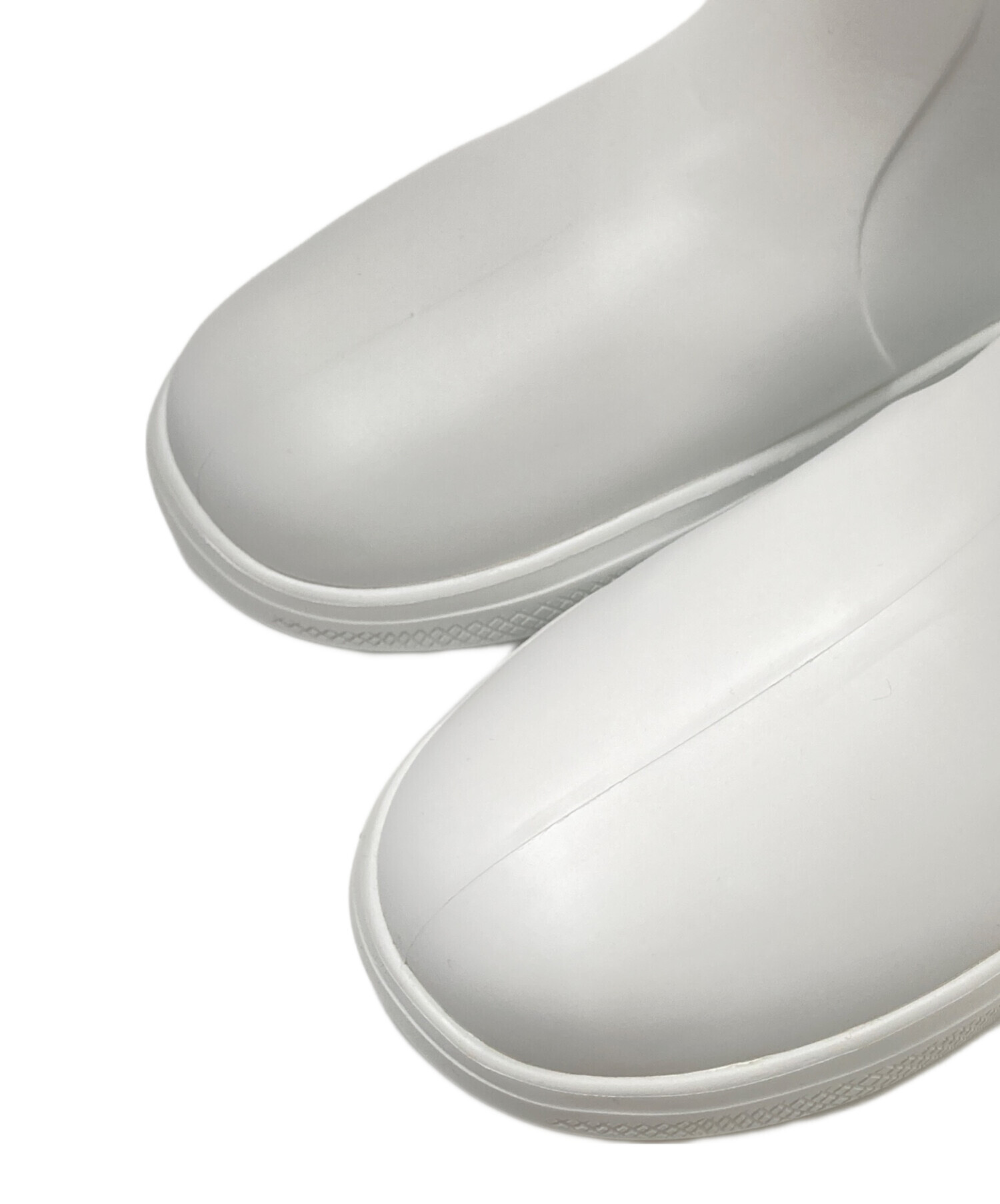 中古・古着通販】PRADA (プラダ) レインブーツ ホワイト サイズ:39