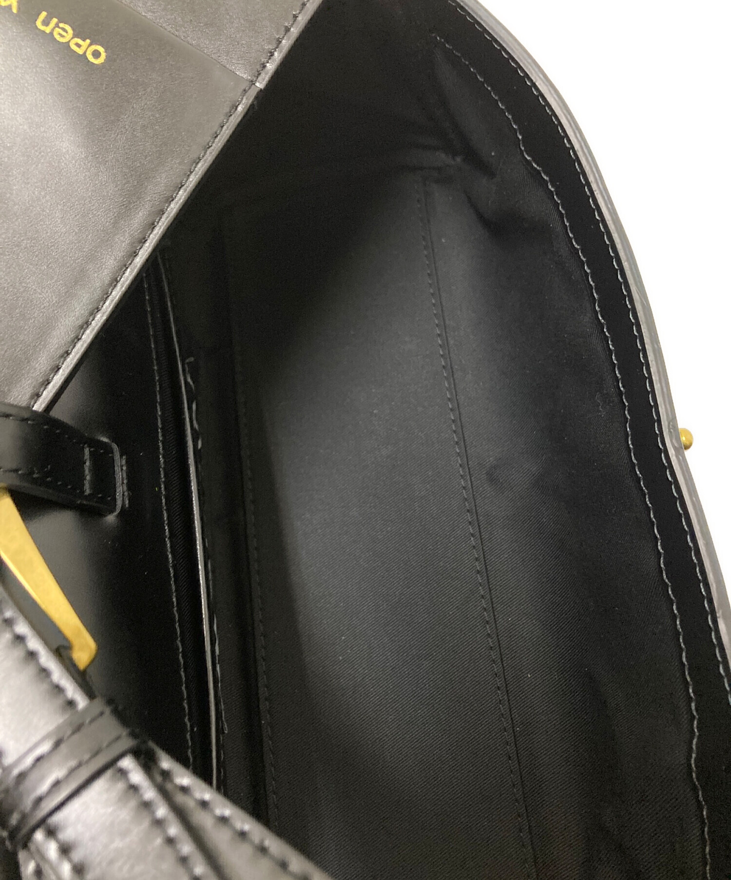 中古・古着通販】OPEN YY (オープンワイワイ) LEATHER BELTING DUFFLE