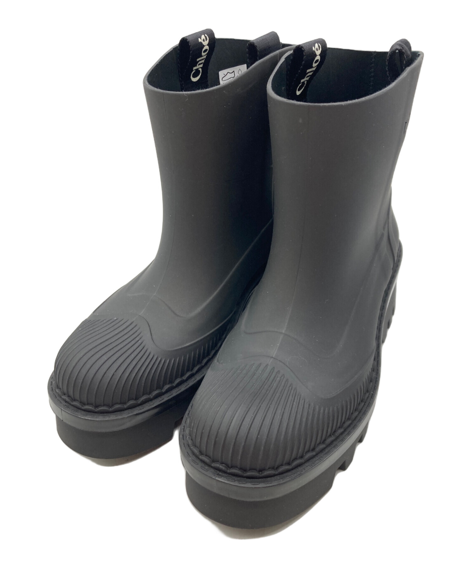 中古・古着通販】Chloe (クロエ) レインブーツ ブラック サイズ:39