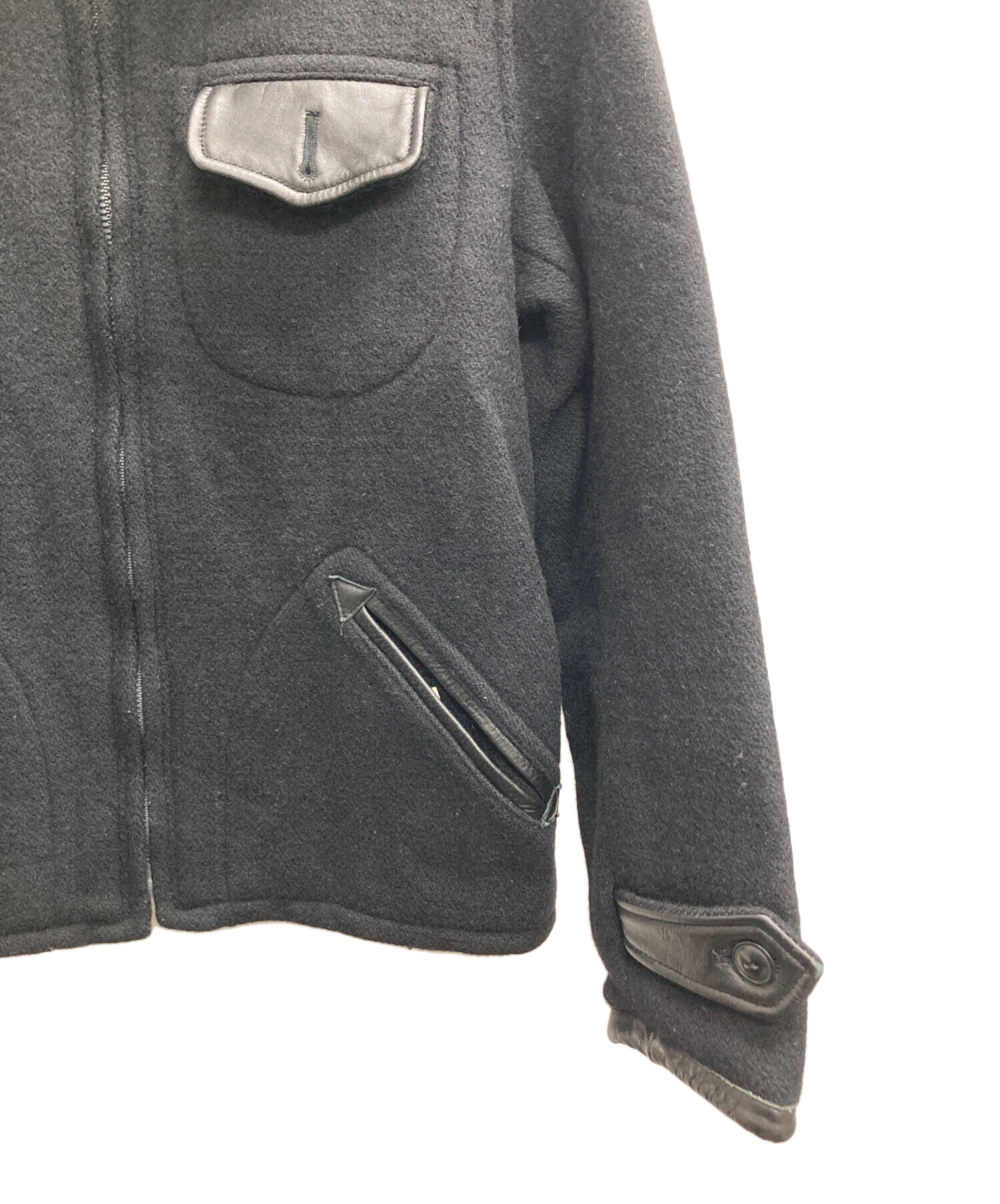 中古・古着通販】STYLE EYES (スタイルアイズ) SPORTS JACKET ブラック