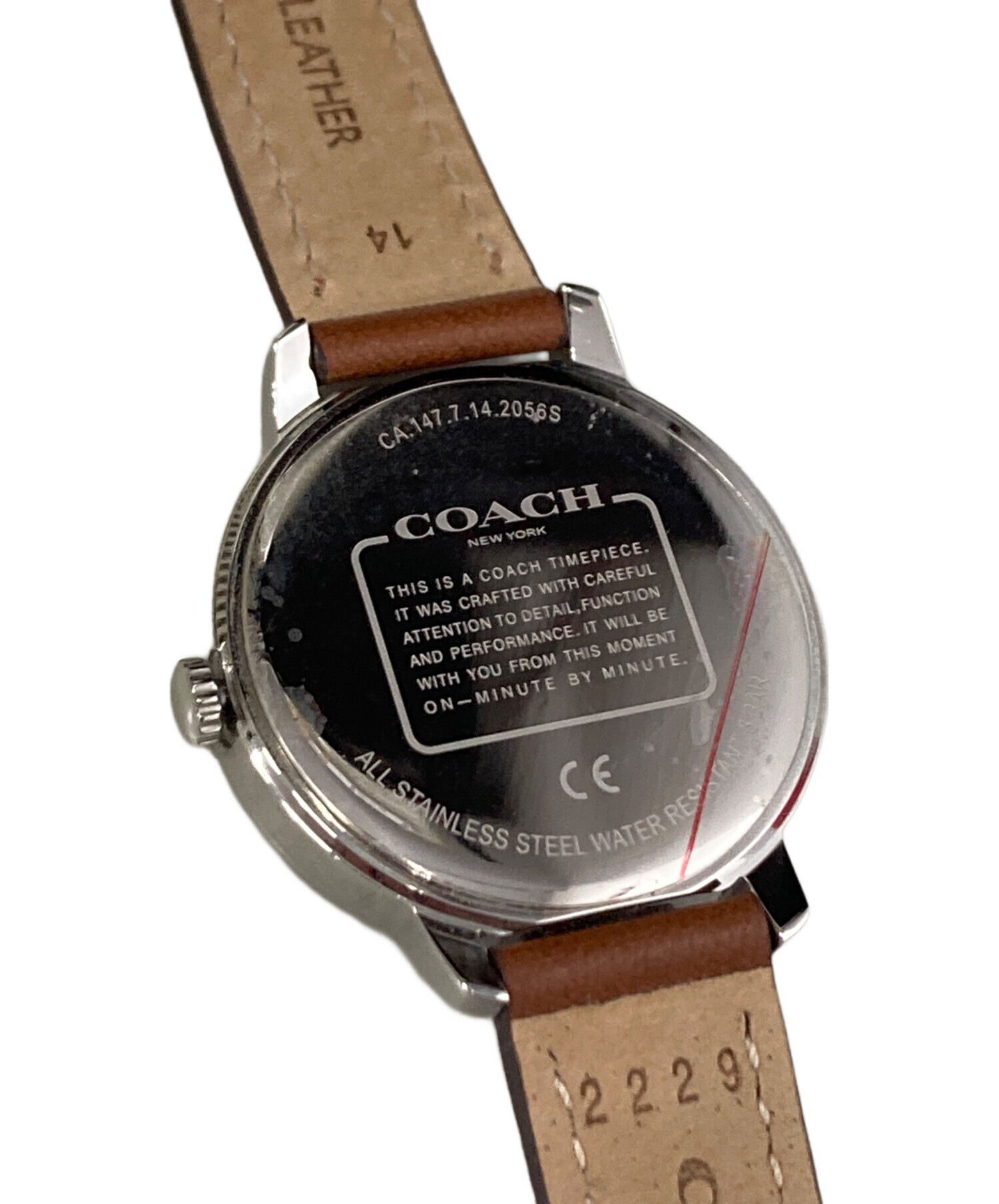 中古・古着通販】COACH (コーチ) 腕時計 ホワイト｜ブランド・古着通販