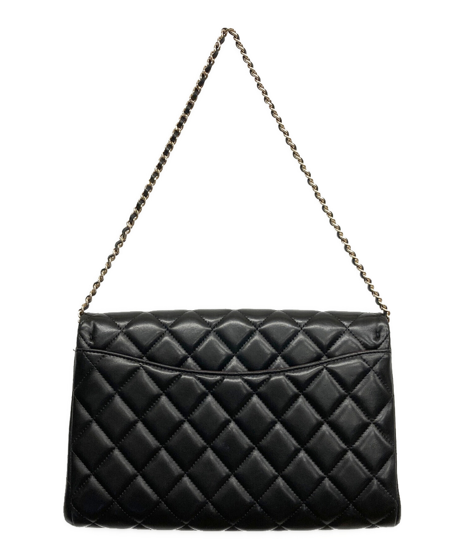 中古・古着通販】CHANEL (シャネル) ショルダーバッグ ブラック