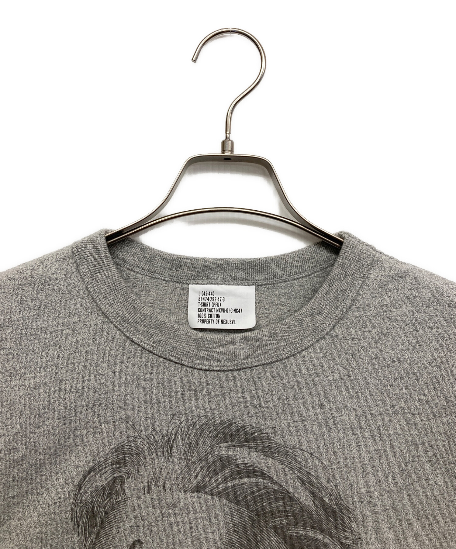 中古・古着通販】NEXUS7 (ネクサスセブン) DOC プリントTEE グレー