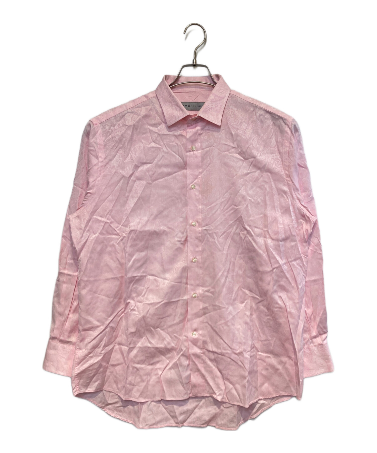 中古・古着通販】ETRO (エトロ) ペイズリー柄ドレスシャツ ピンク