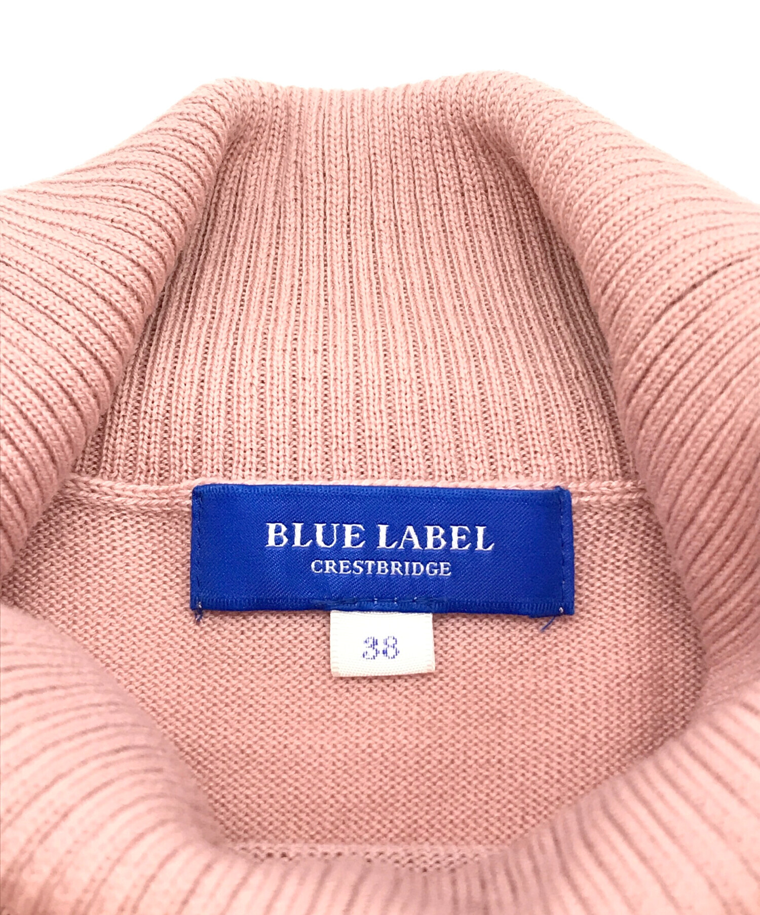 新品BURBERRY BLUE LABEL レインコート 38 ピンク 新品BURBERRY BLUE