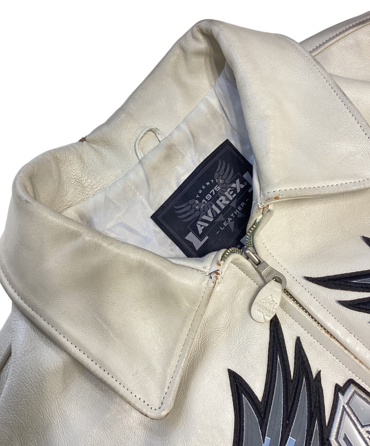 中古・古着通販】AVIREX (アヴィレックス) レザースタジャン