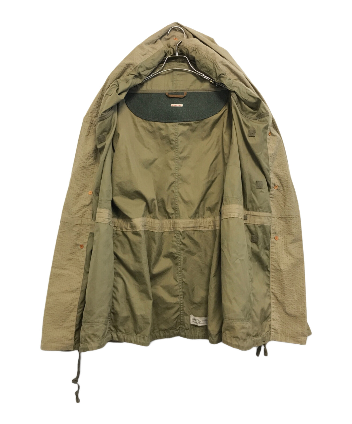 中古・古着通販】KAPITAL (キャピタル) リングコート カーキ サイズ:2