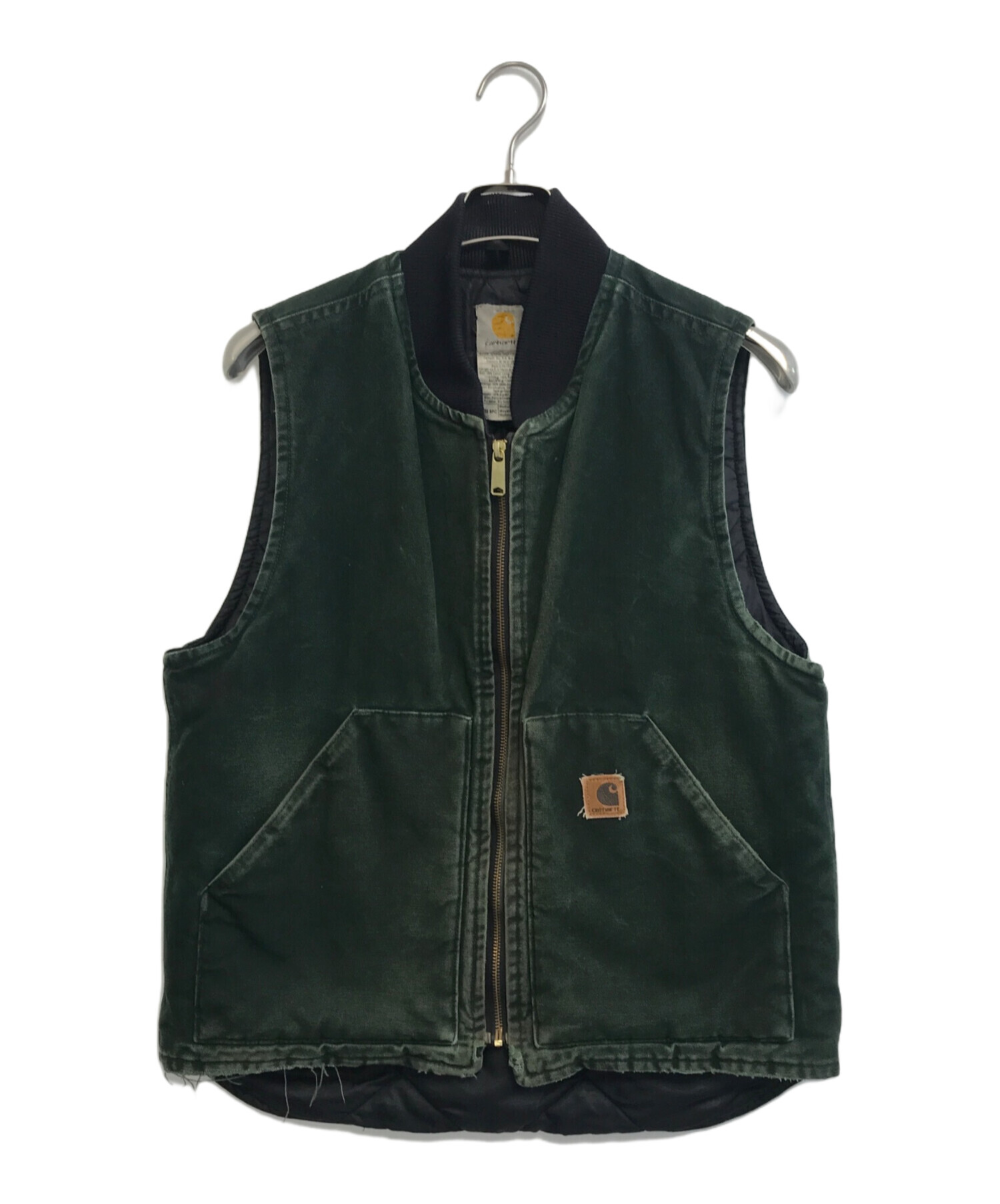 中古・古着通販】CarHartt (カーハート) ダックベスト グリーン サイズ