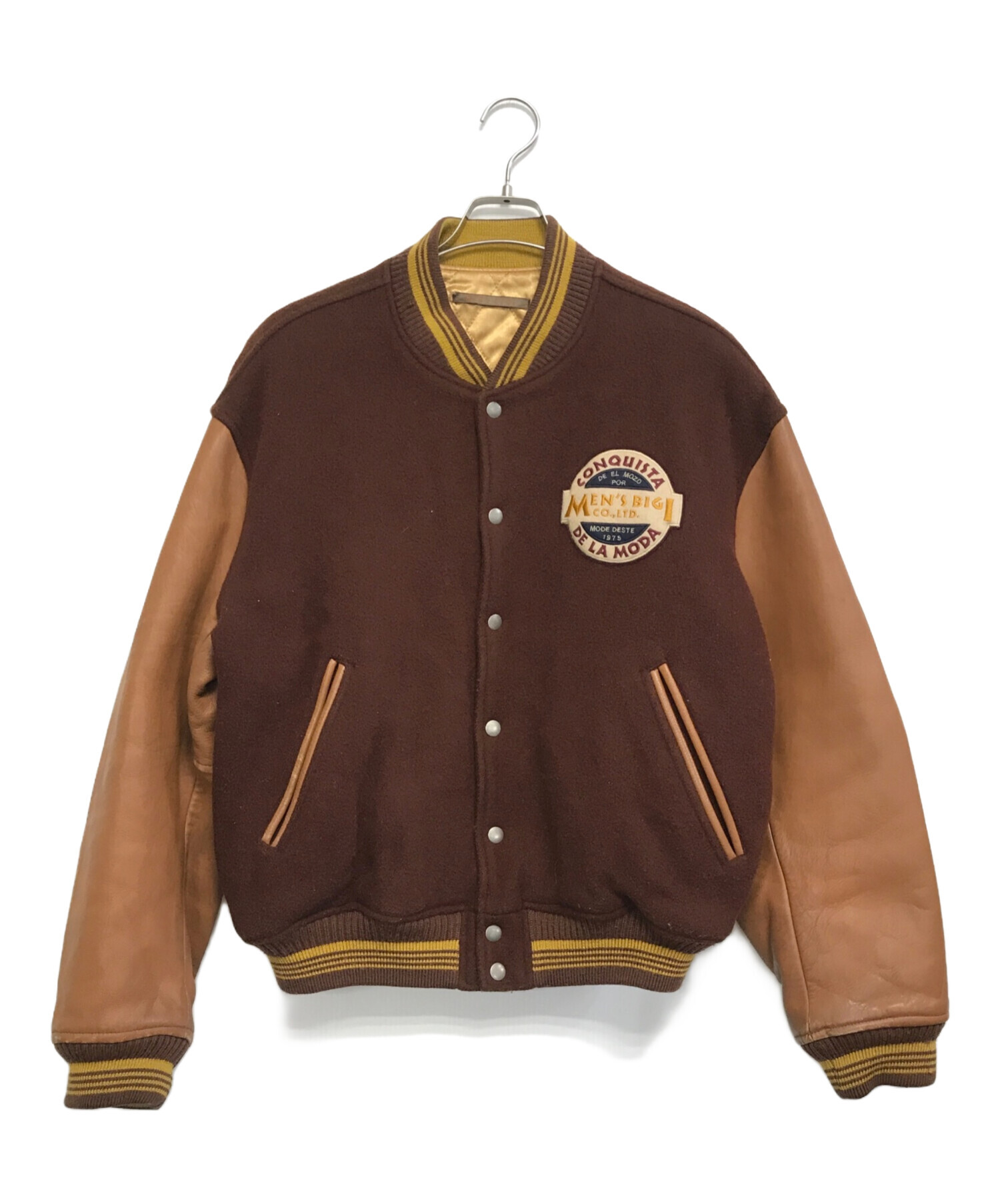 中古・古着通販】MEN'S BIGI (メンズビギ) スタジャン ブラウン サイズ