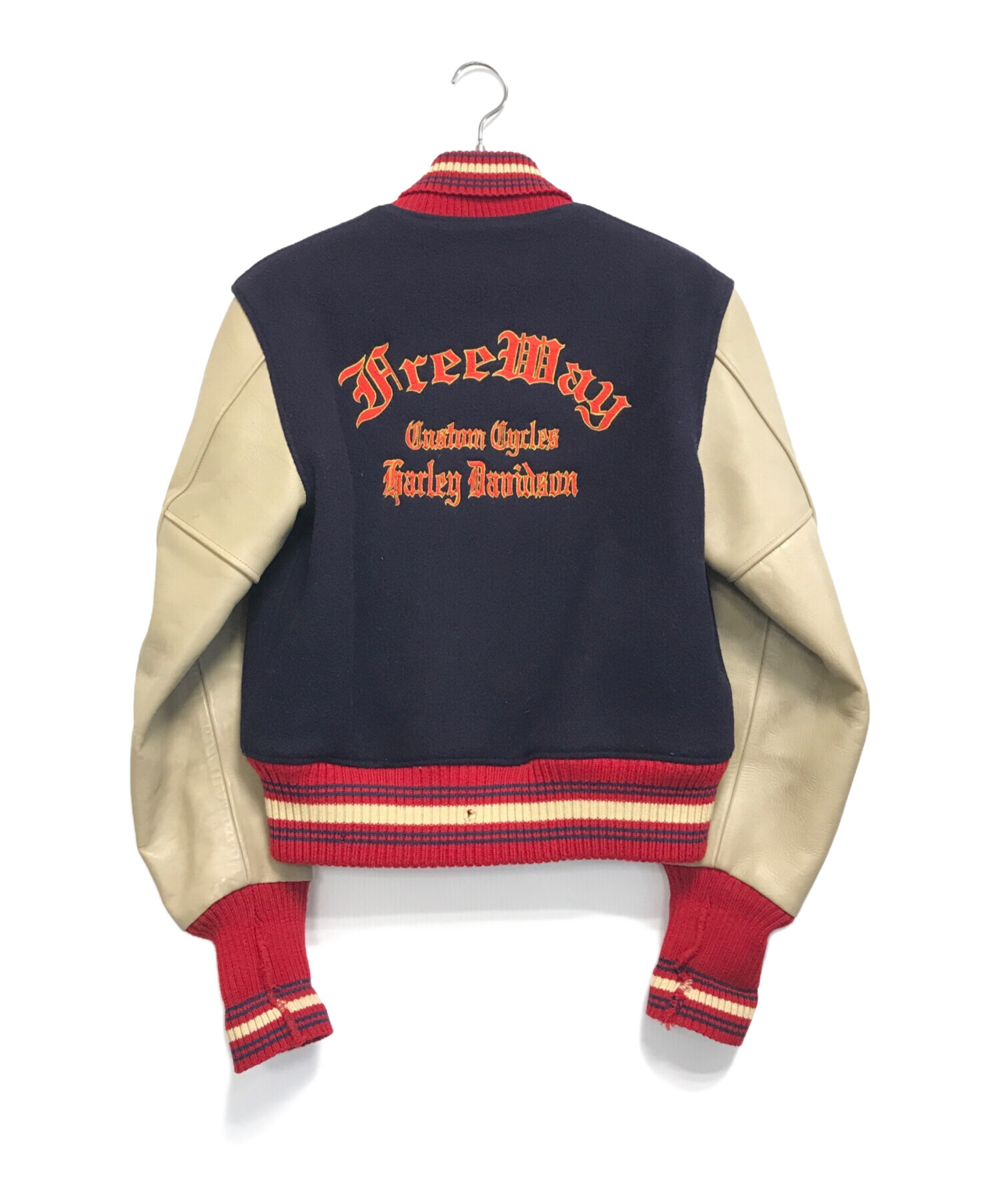 中古・古着通販】STYLE EYES (スタイルアイズ) スタジャン ネイビー