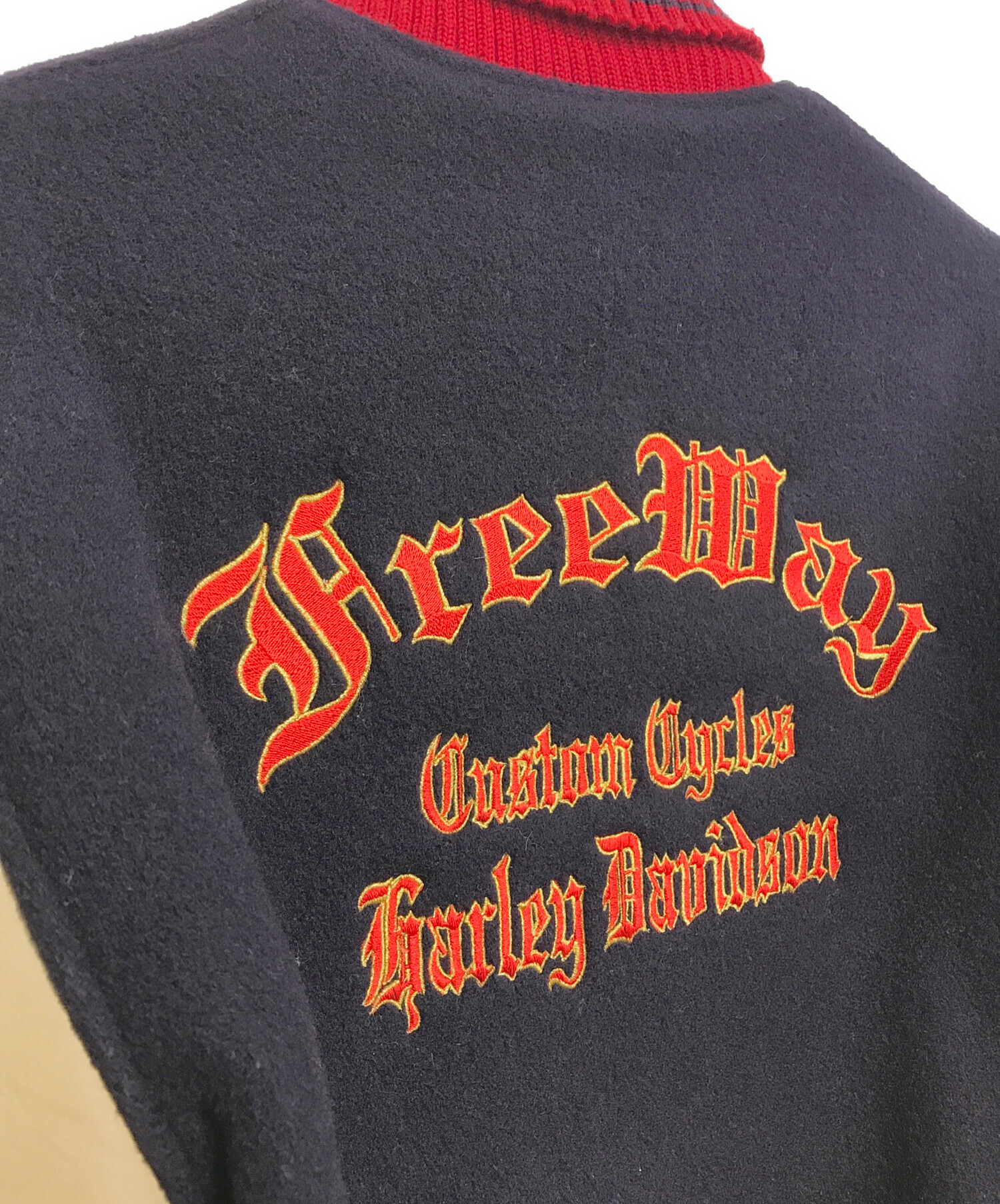 中古・古着通販】STYLE EYES (スタイルアイズ) スタジャン ネイビー