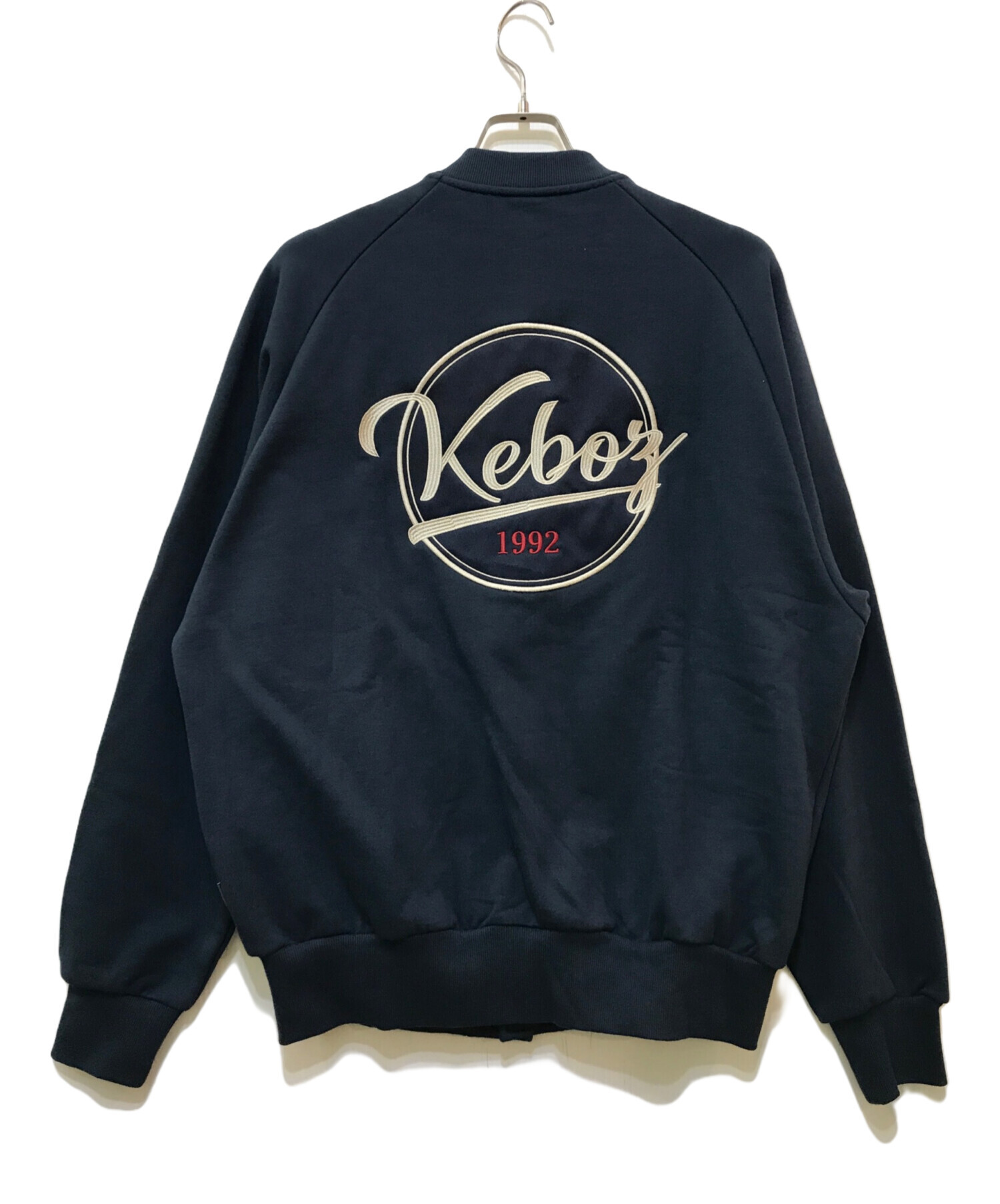 中古・古着通販】KEBOZ (ケボズ) スタジャン ネイビー サイズ:LARGE