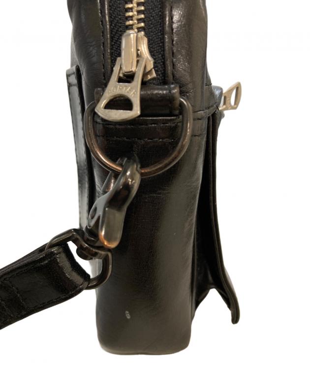 中古・古着通販】PORTER (ポーター) スクエアレザーショルダーバッグ