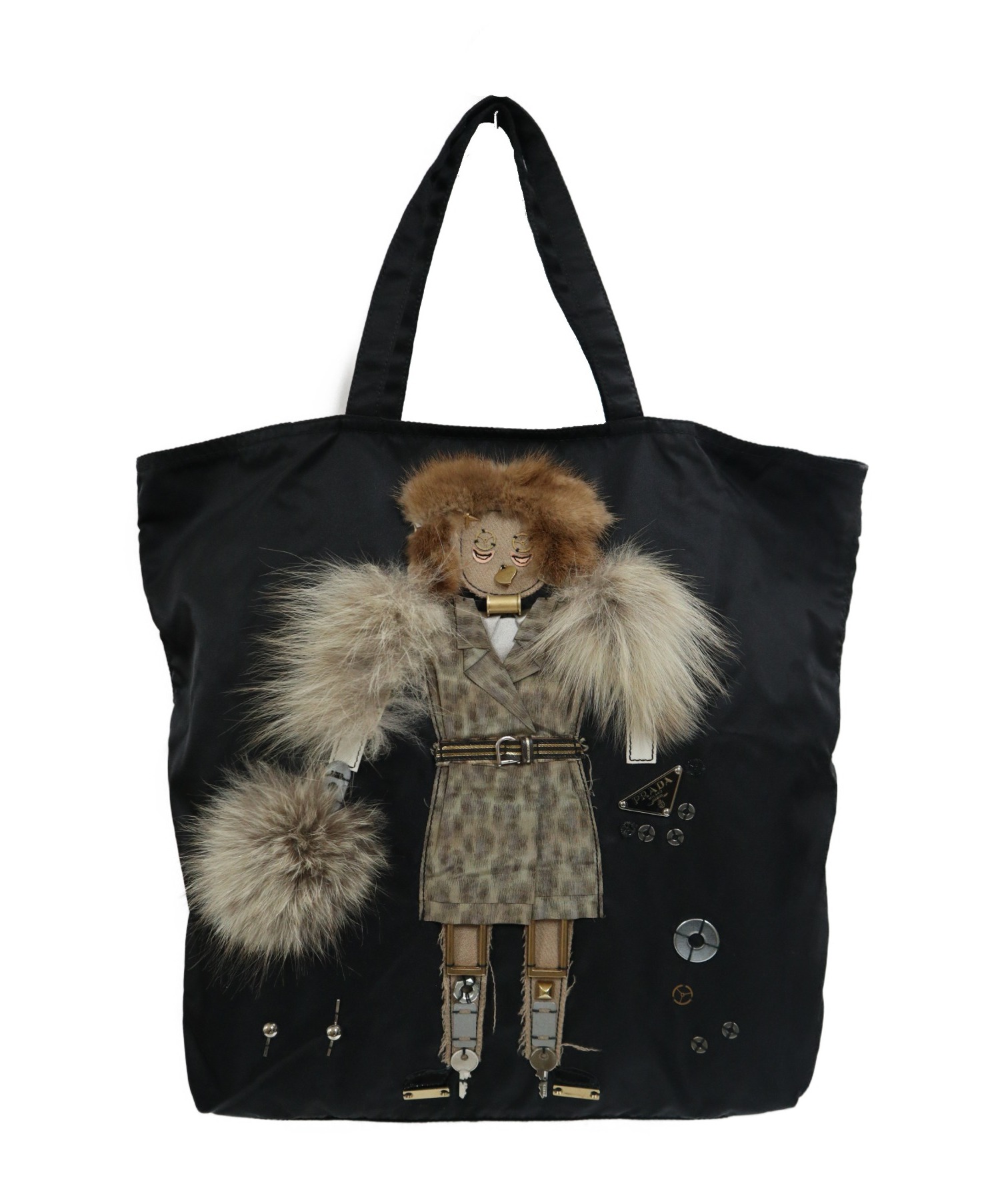 中古・古着通販】PRADA (プラダ) ロボットナイロントートバッグ