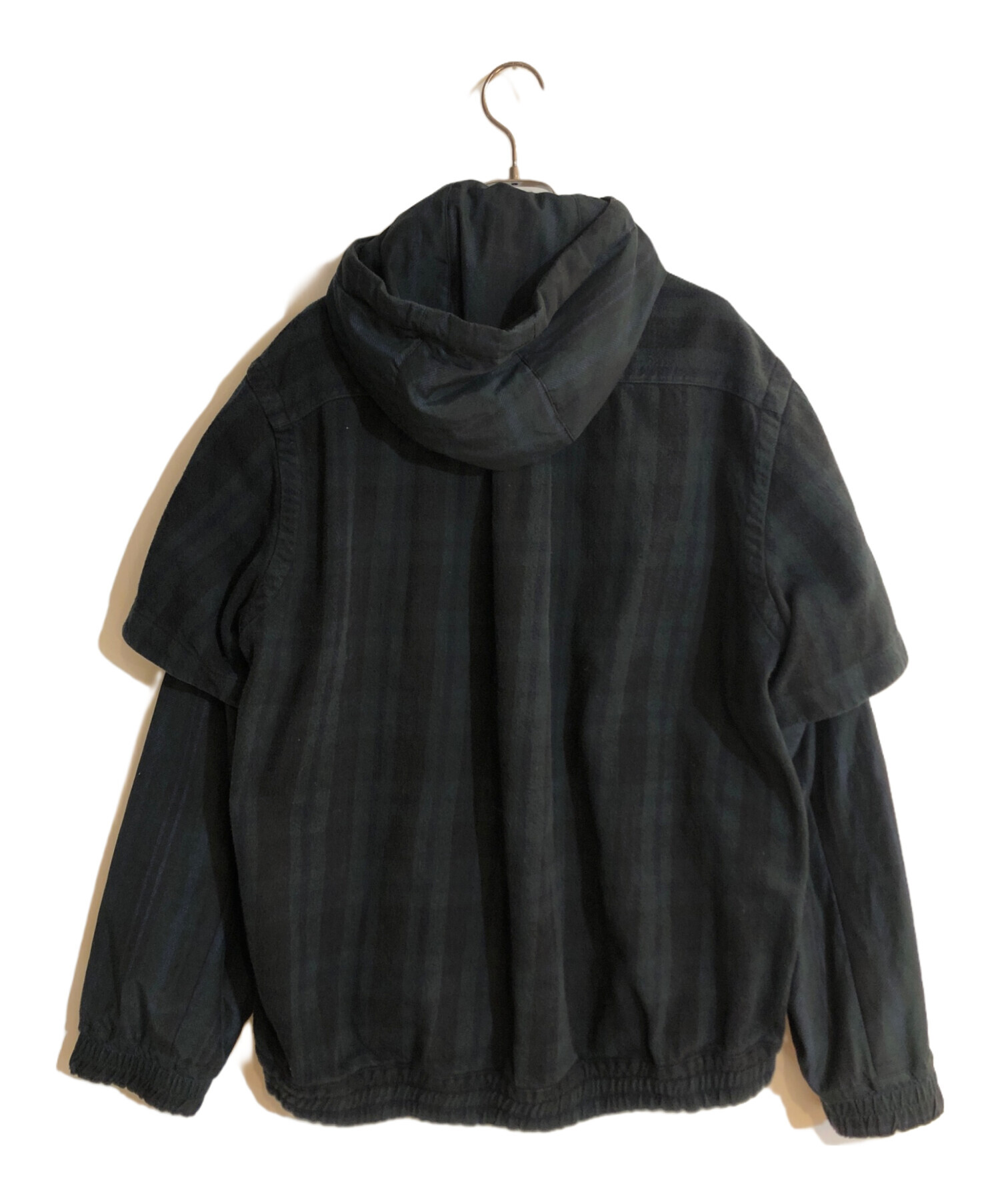 中古・古着通販】sacai (サカイ) GONZ MULTI PATCH PLAID HOODIE