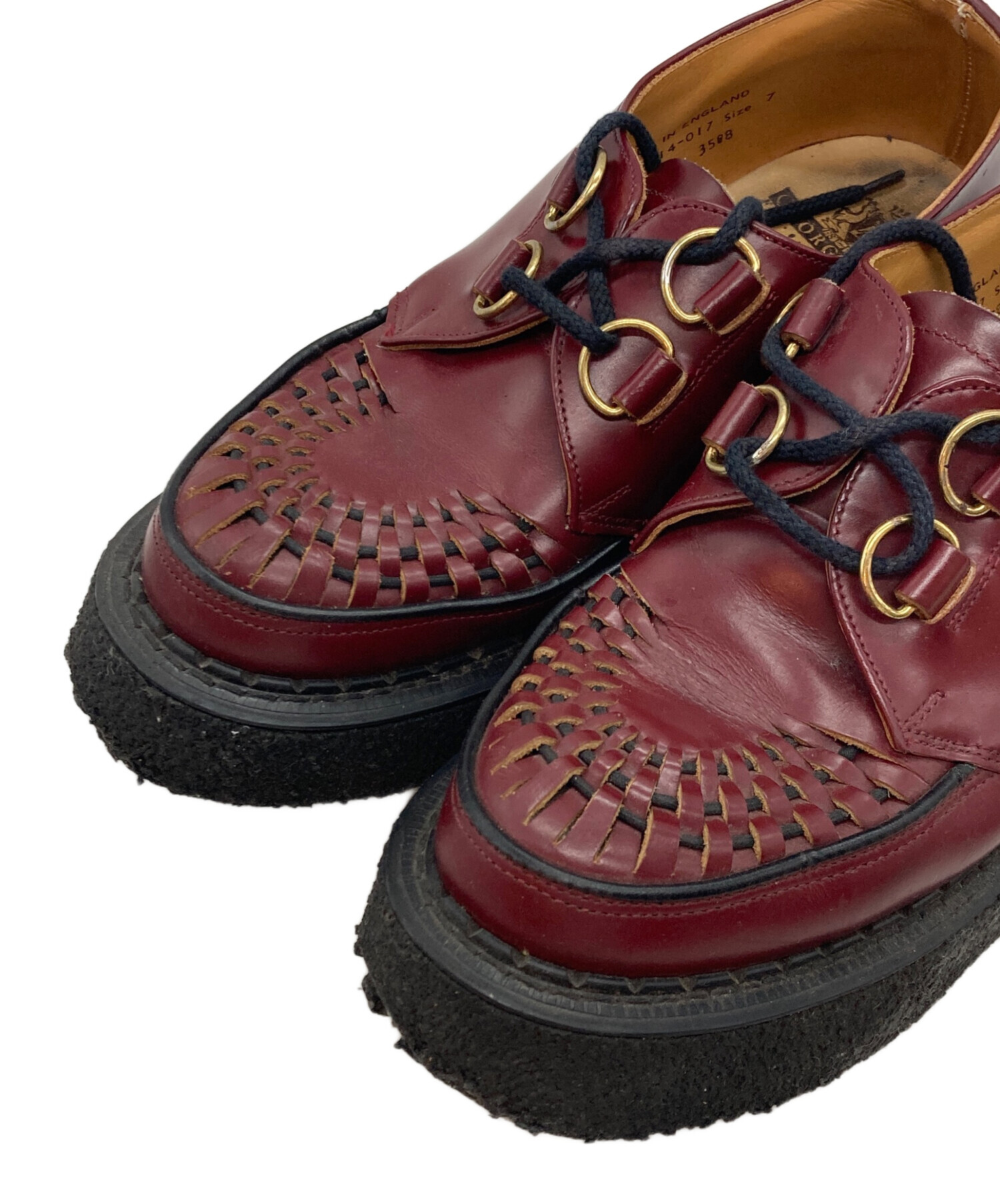 中古・古着通販】GEORGE COX (ジョージコックス) ラバーソールシューズ